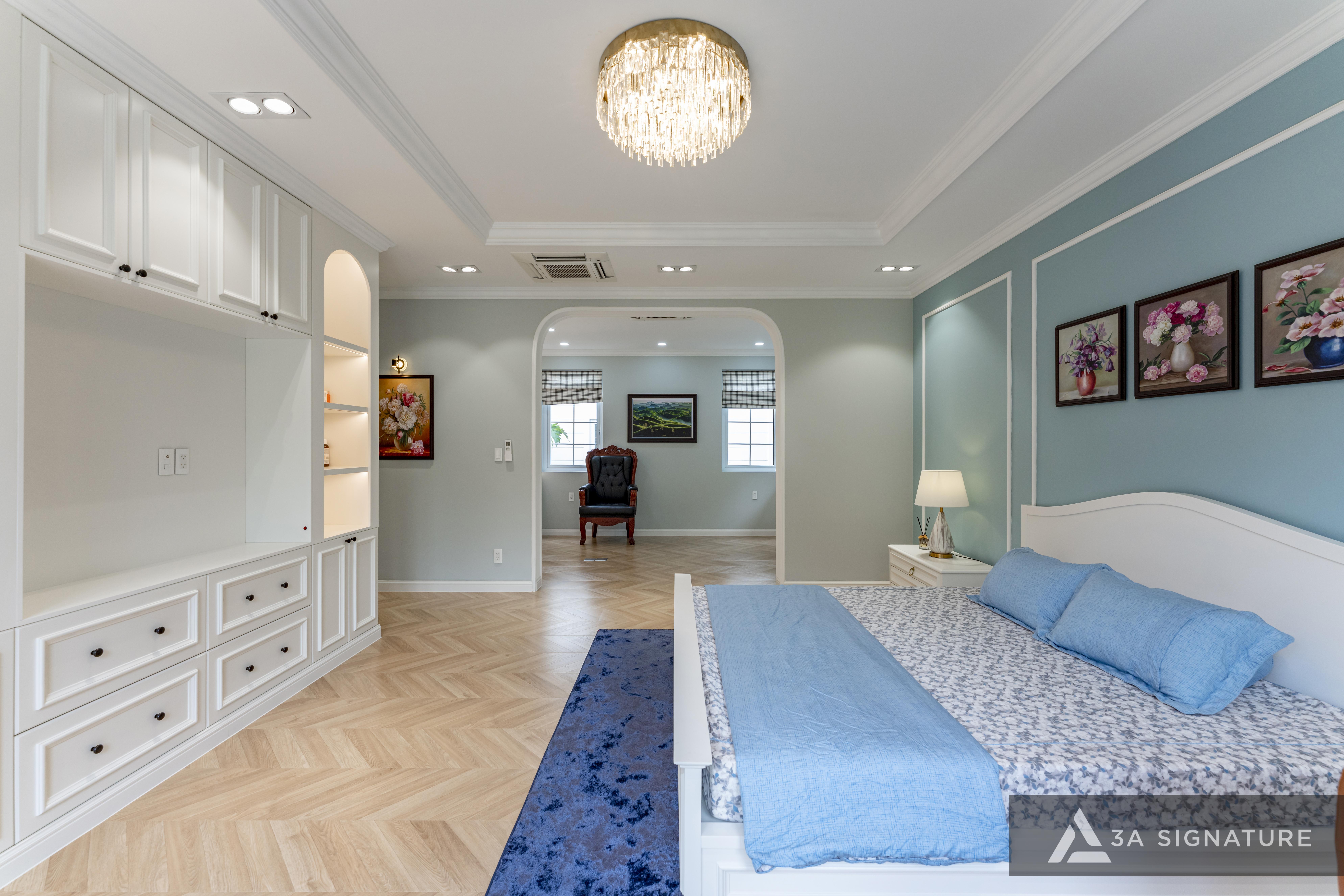 Thiet ke thi cong biet thu Penthouse - villa cao cap Park Riverside Penthouse Q7 TPHCM