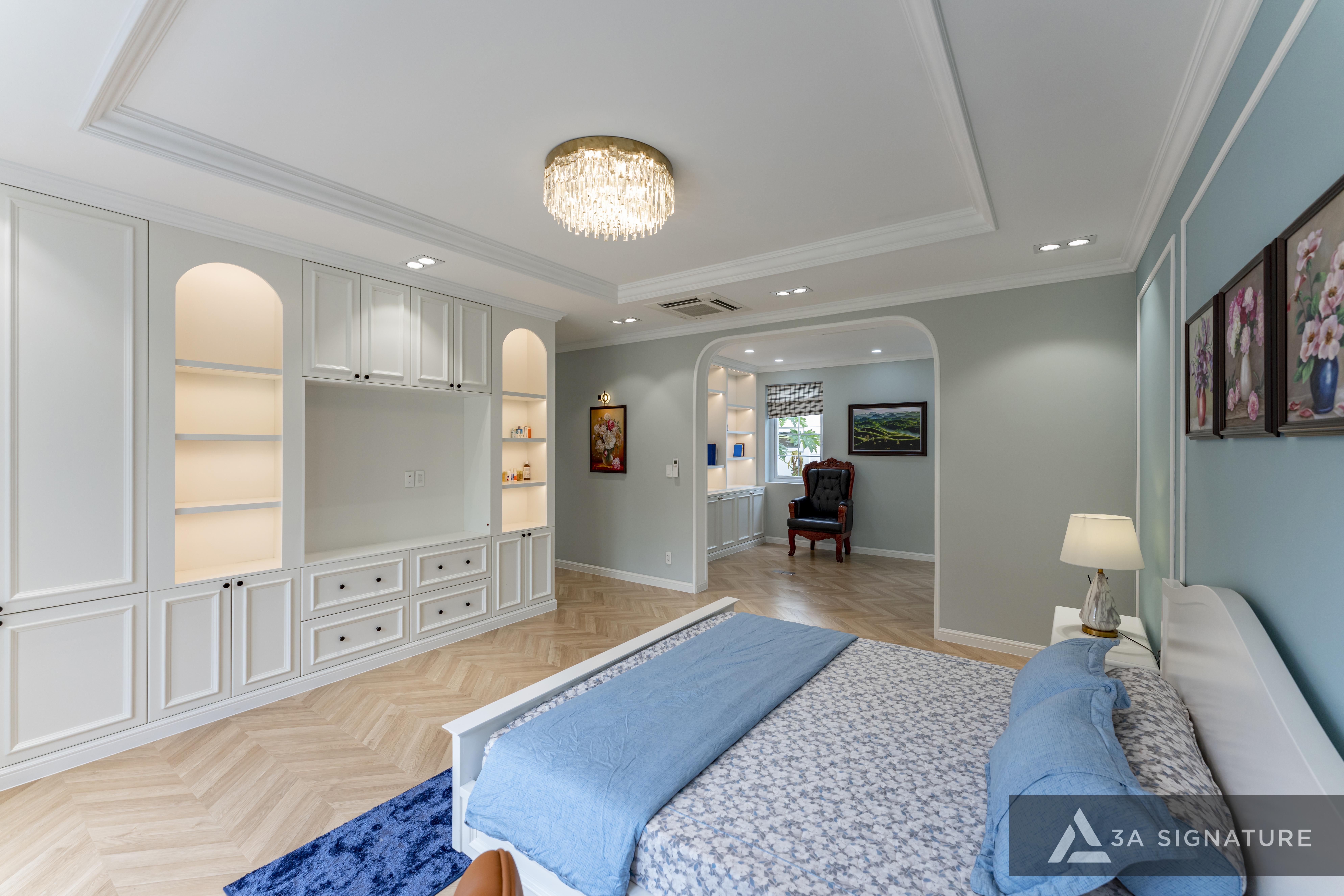 Thiet ke thi cong biet thu Penthouse - villa cao cap Park Riverside Penthouse Q7 TPHCM