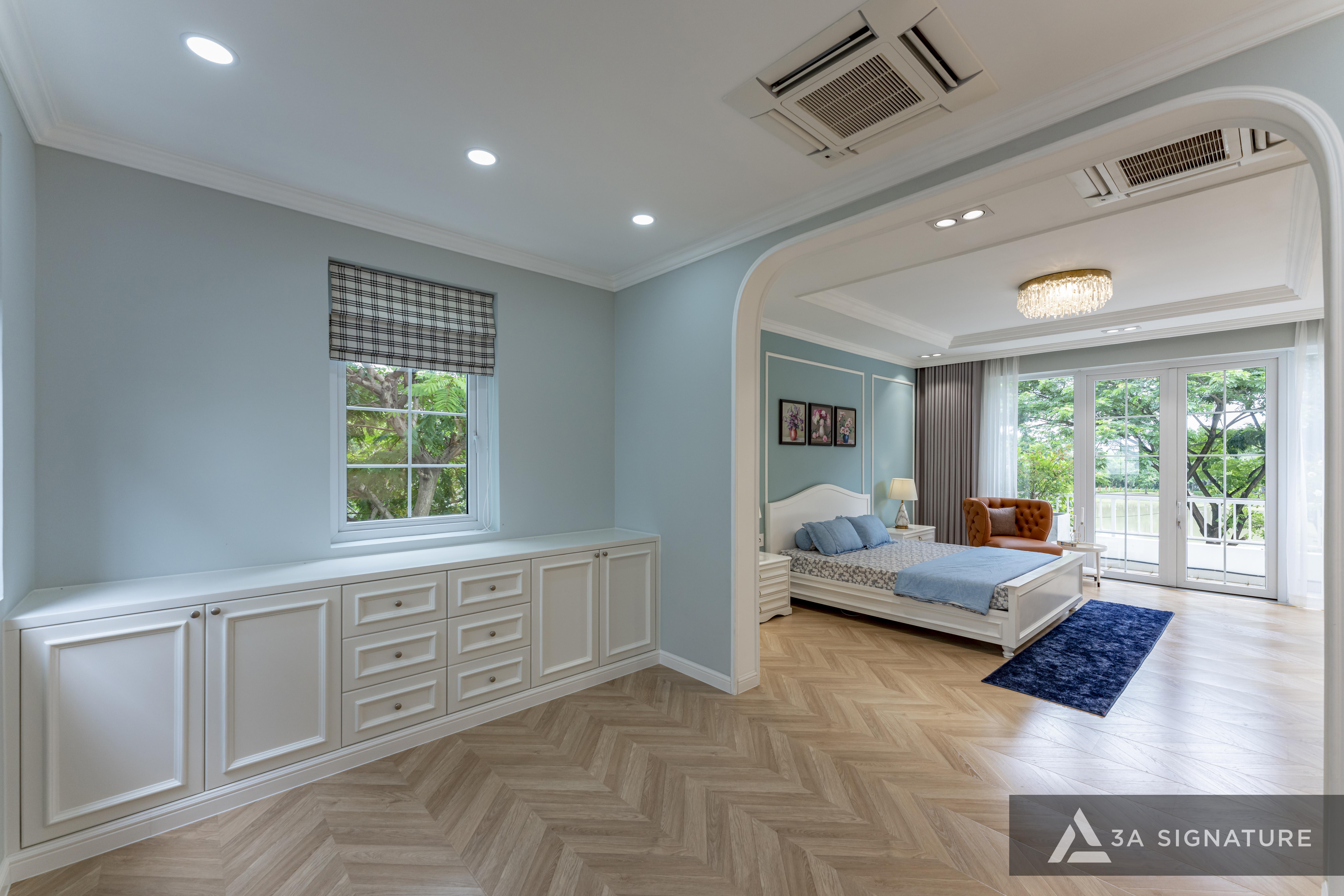 Thiet ke thi cong biet thu Penthouse - villa cao cap Park Riverside Penthouse Q7 TPHCM