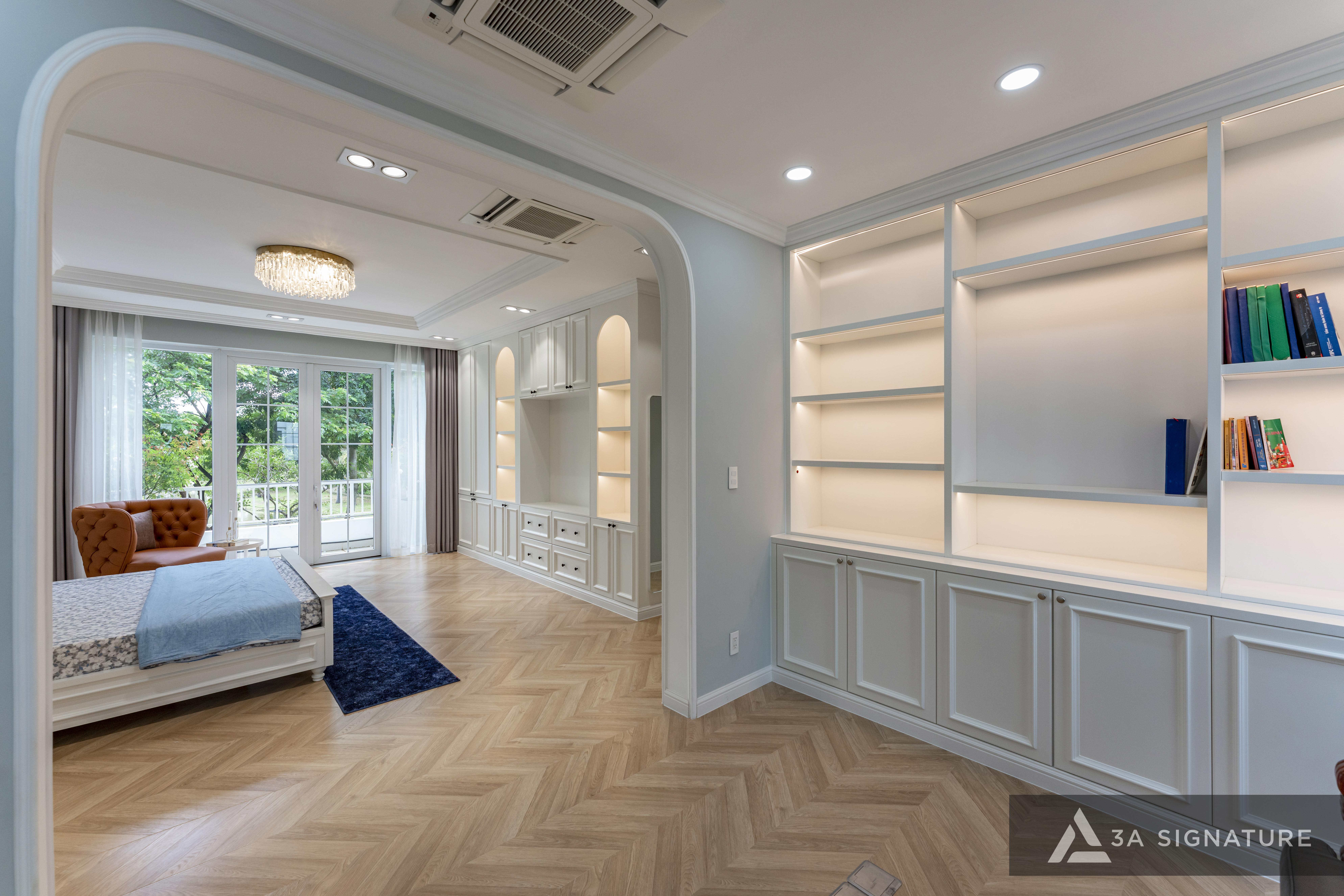 Thiet ke thi cong biet thu Penthouse - villa cao cap Park Riverside Penthouse Q7 TPHCM