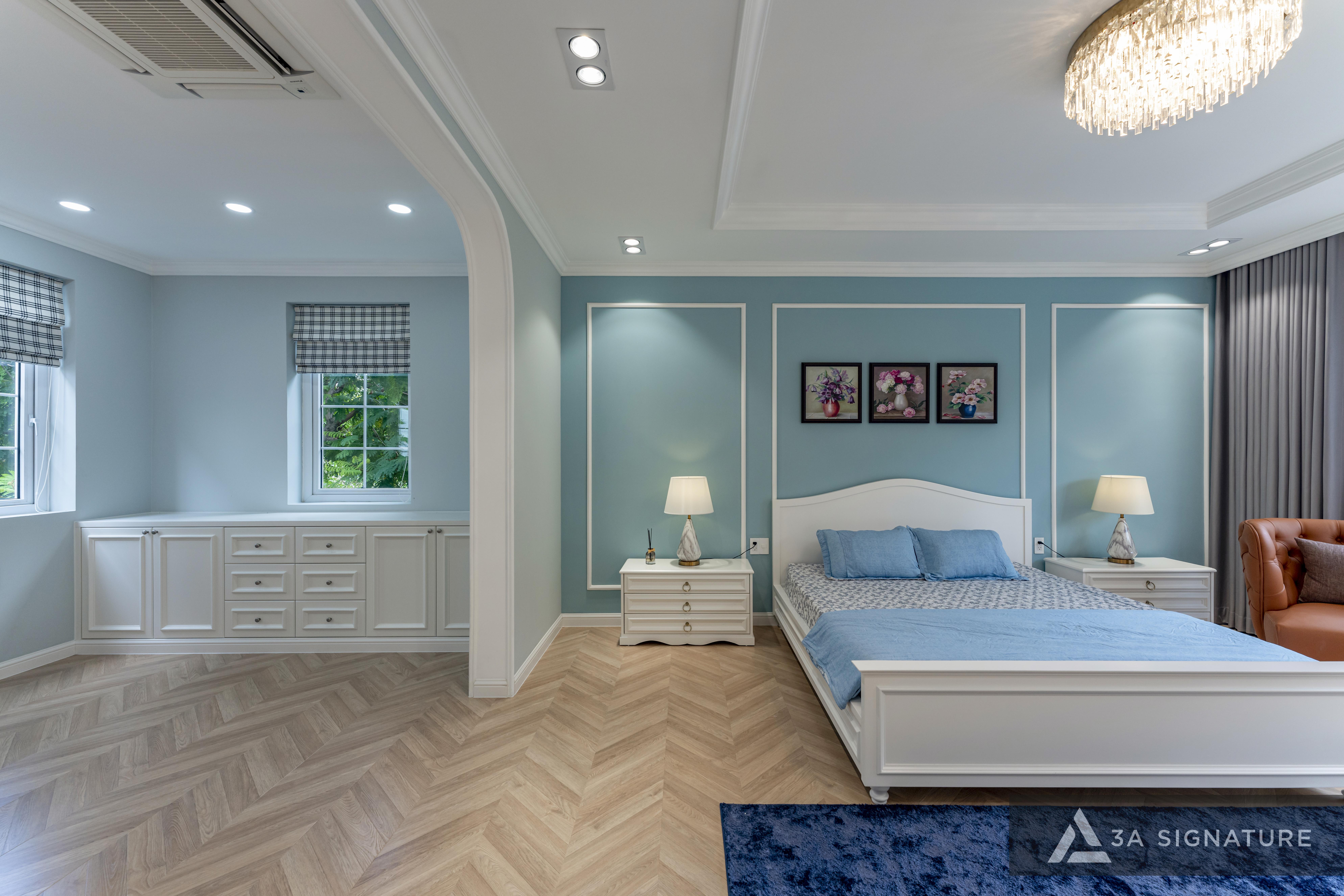 Thiet ke thi cong biet thu Penthouse - villa cao cap Park Riverside Penthouse Q7 TPHCM