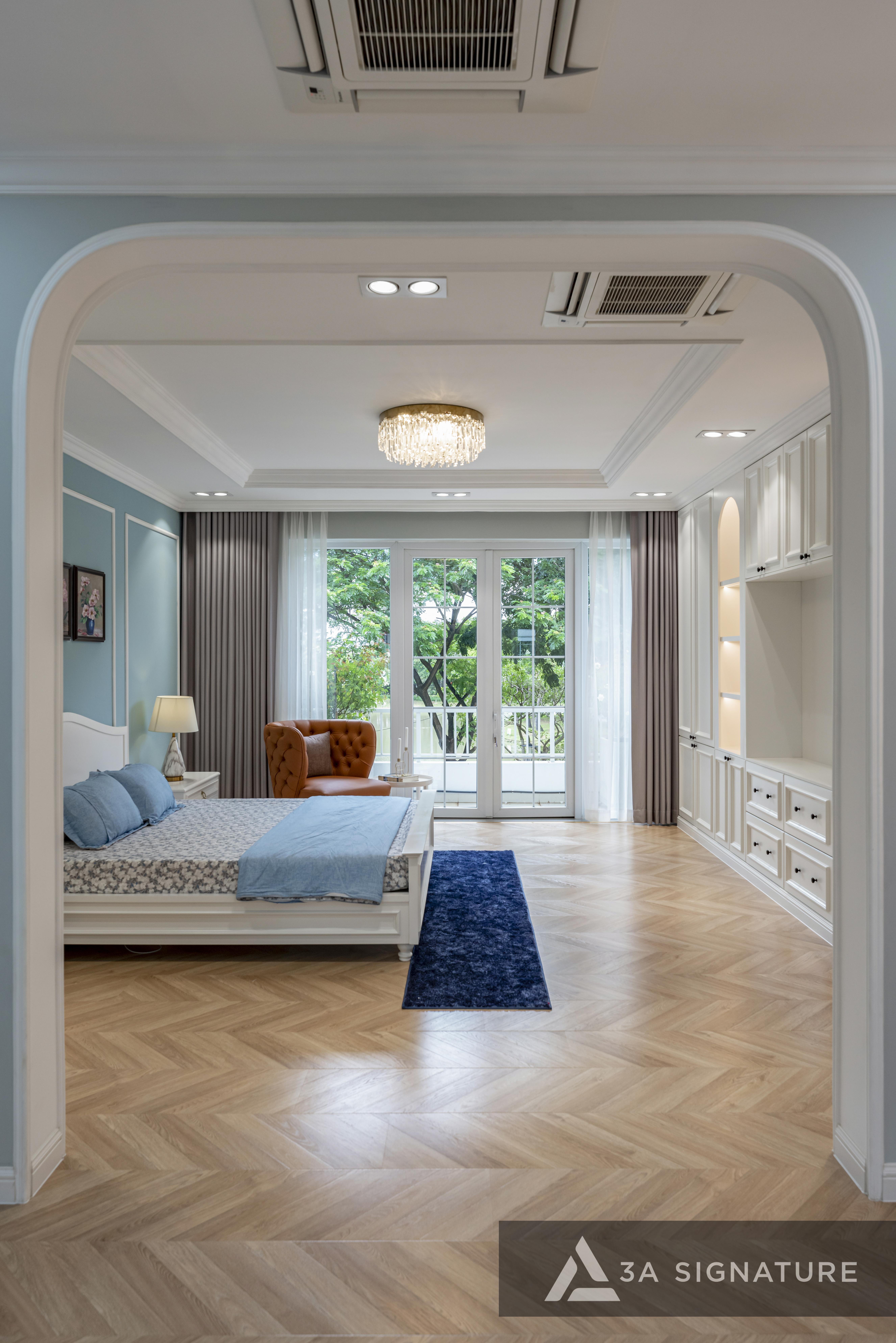 Thiet ke thi cong biet thu Penthouse - villa cao cap Park Riverside Penthouse Q7 TPHCM