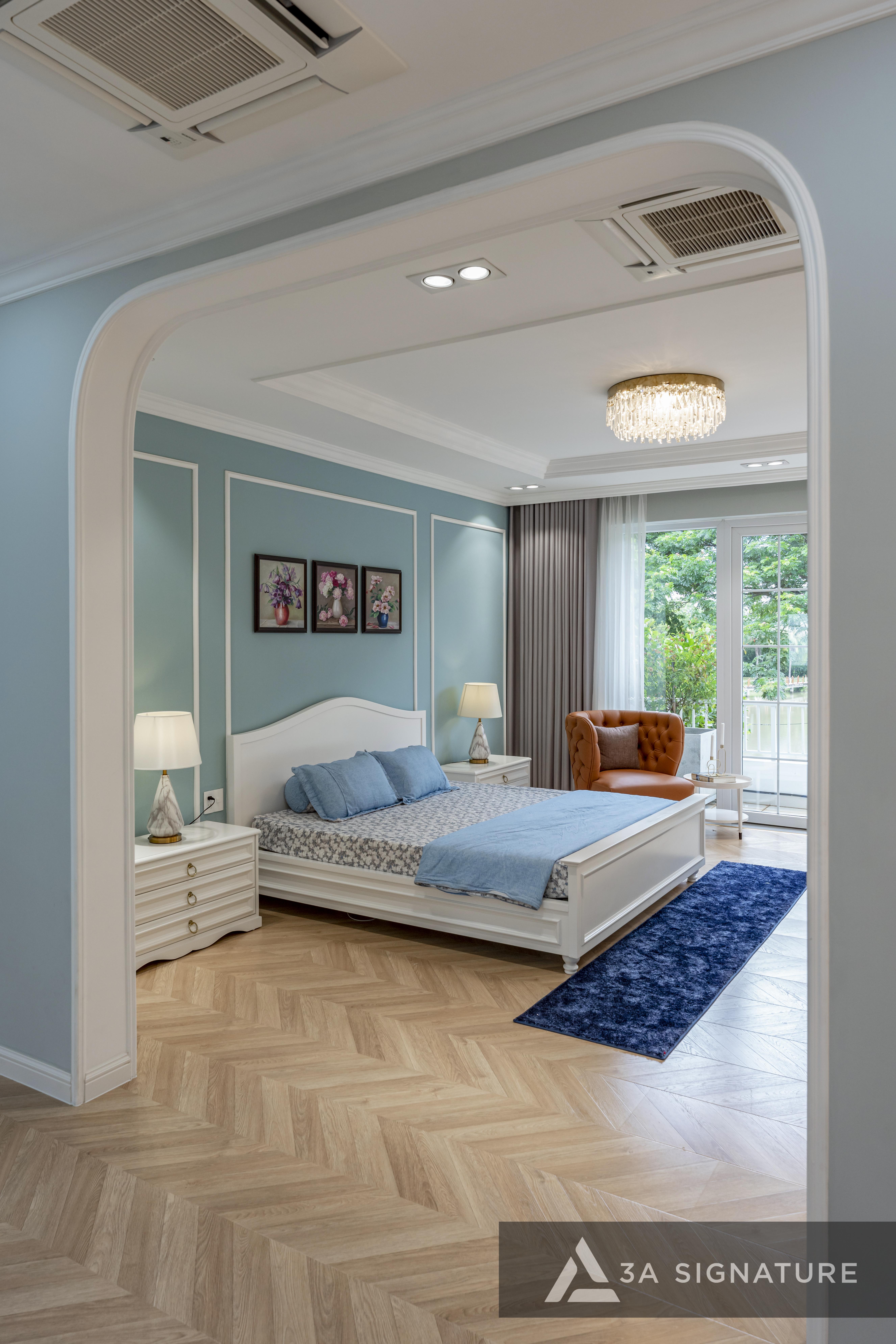 Thiet ke thi cong biet thu Penthouse - villa cao cap Park Riverside Penthouse Q7 TPHCM