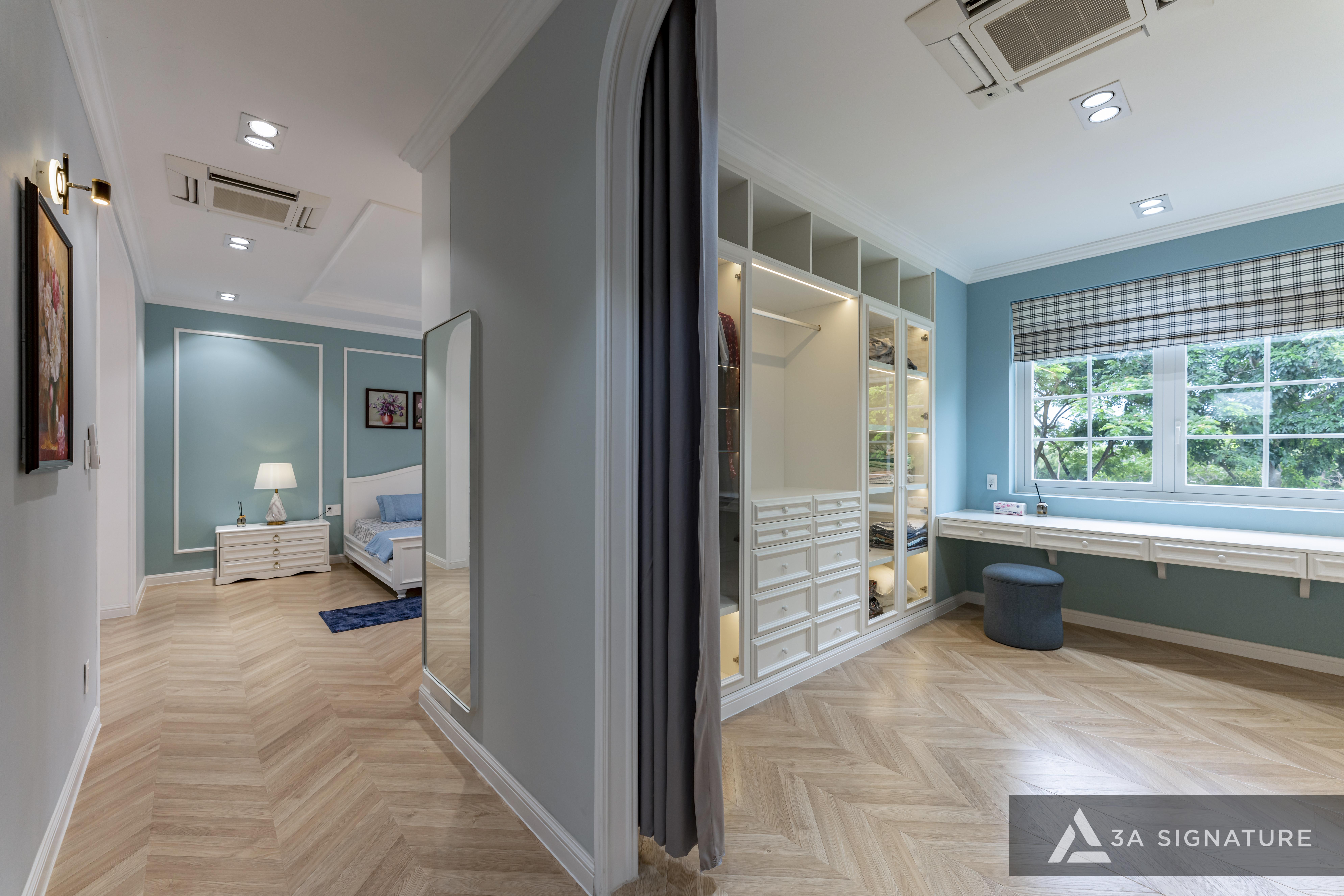 Thiet ke thi cong biet thu Penthouse - villa cao cap Park Riverside Penthouse Q7 TPHCM