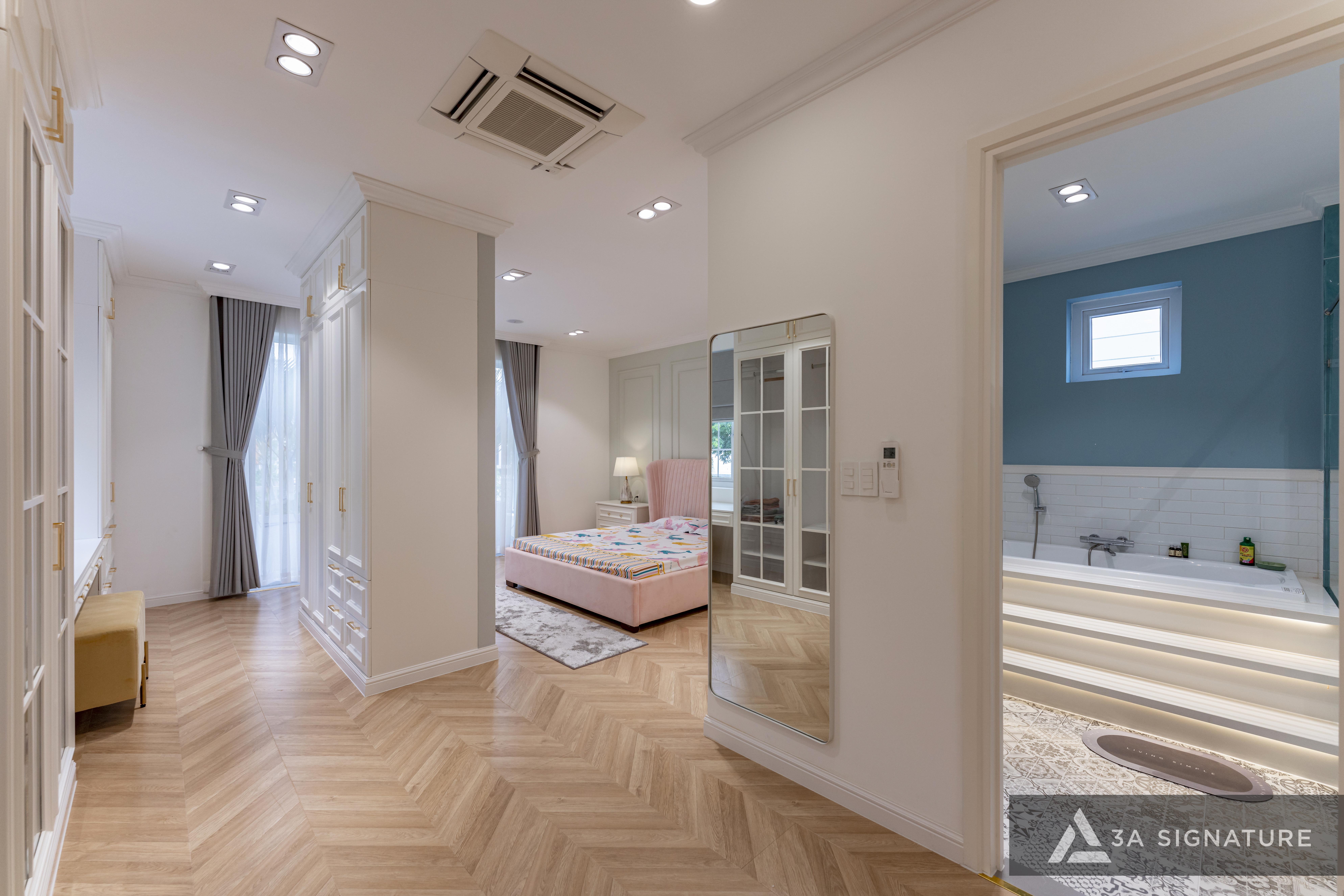 Thiet ke thi cong biet thu Penthouse - villa cao cap Park Riverside Penthouse Q7 TPHCM