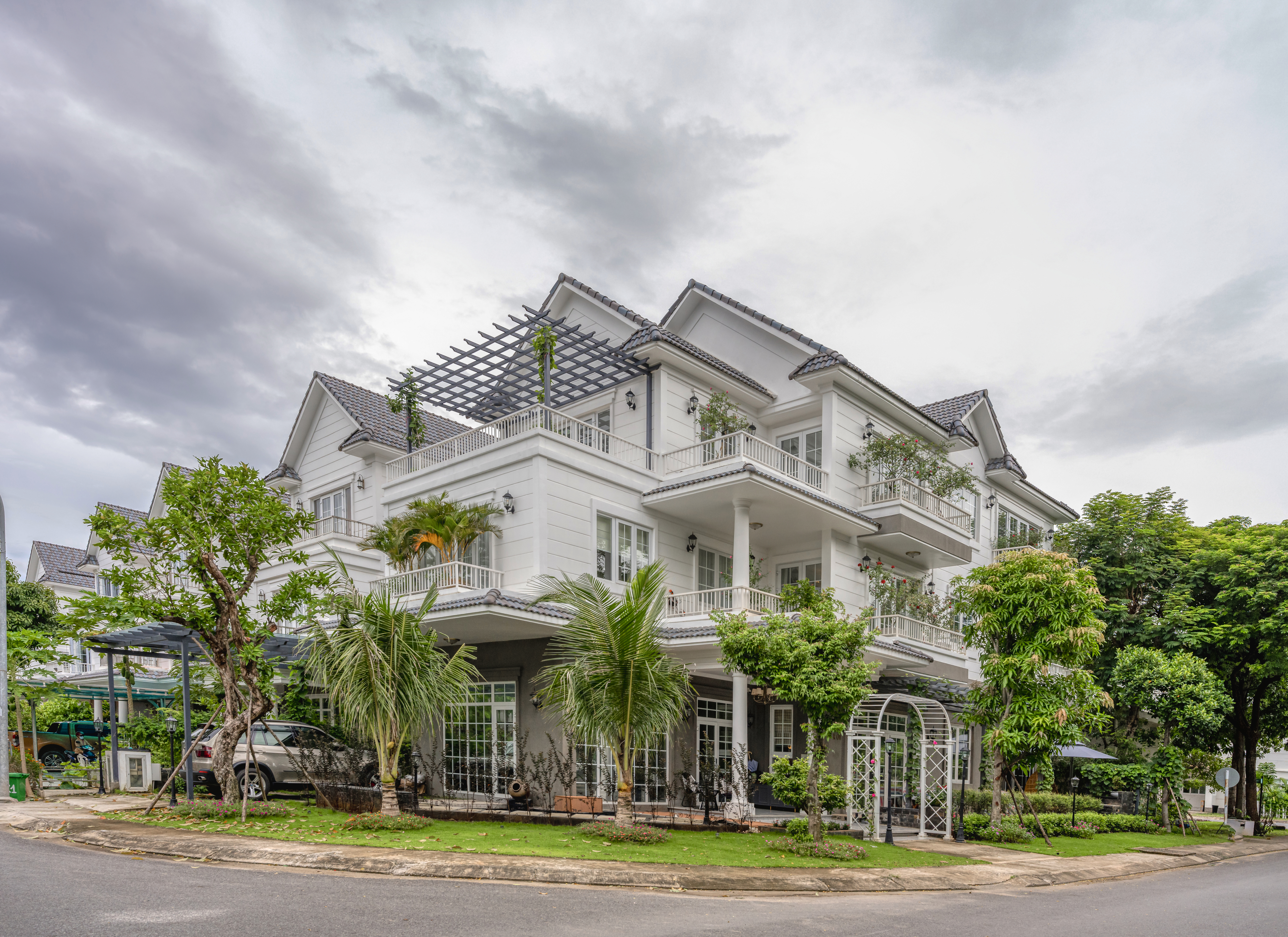 Thiet ke thi cong biet thu Penthouse - villa cao cap Park Riverside Penthouse Q7 TPHCM