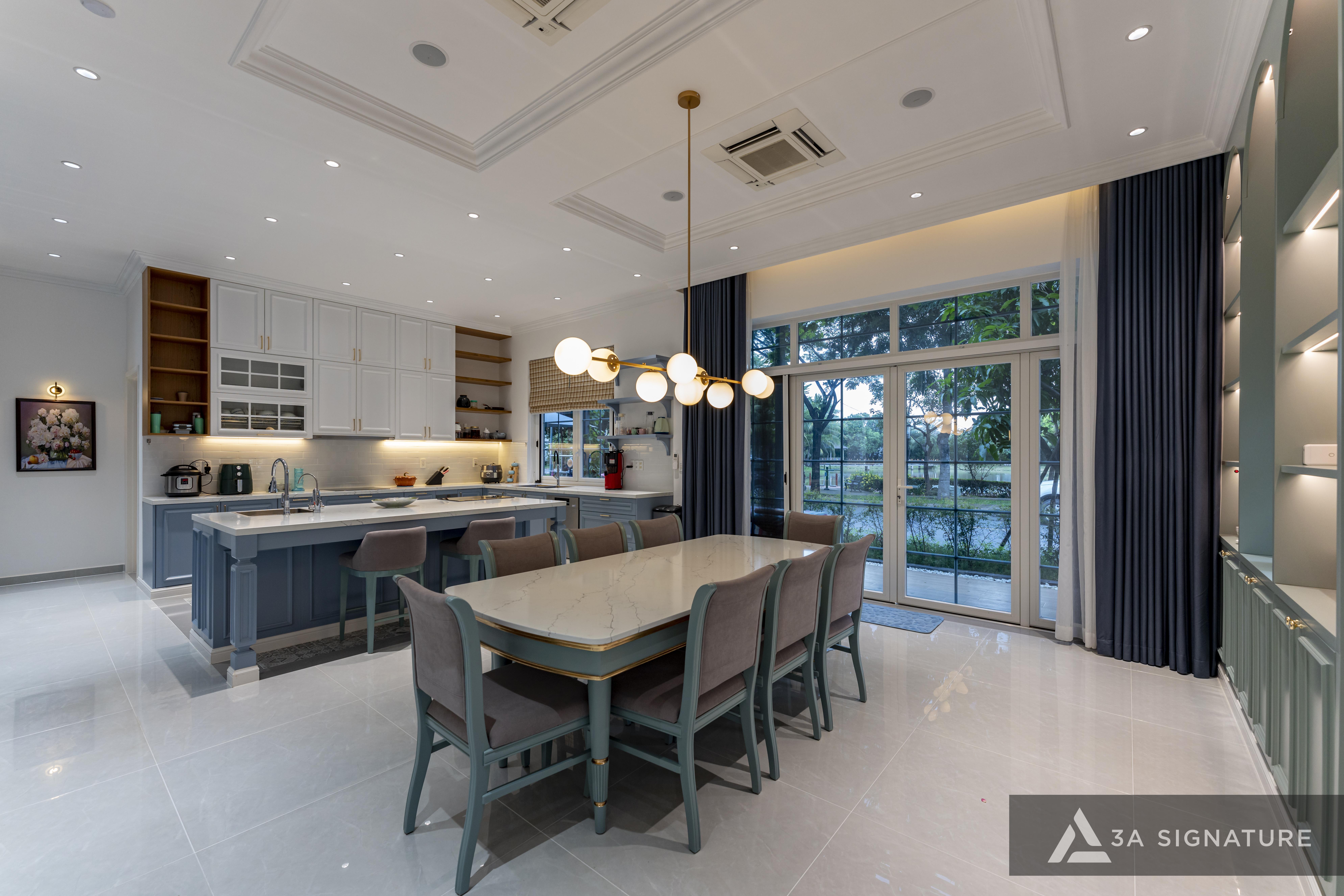 Thiet ke thi cong biet thu Penthouse - villa cao cap Park Riverside Penthouse Q7 TPHCM