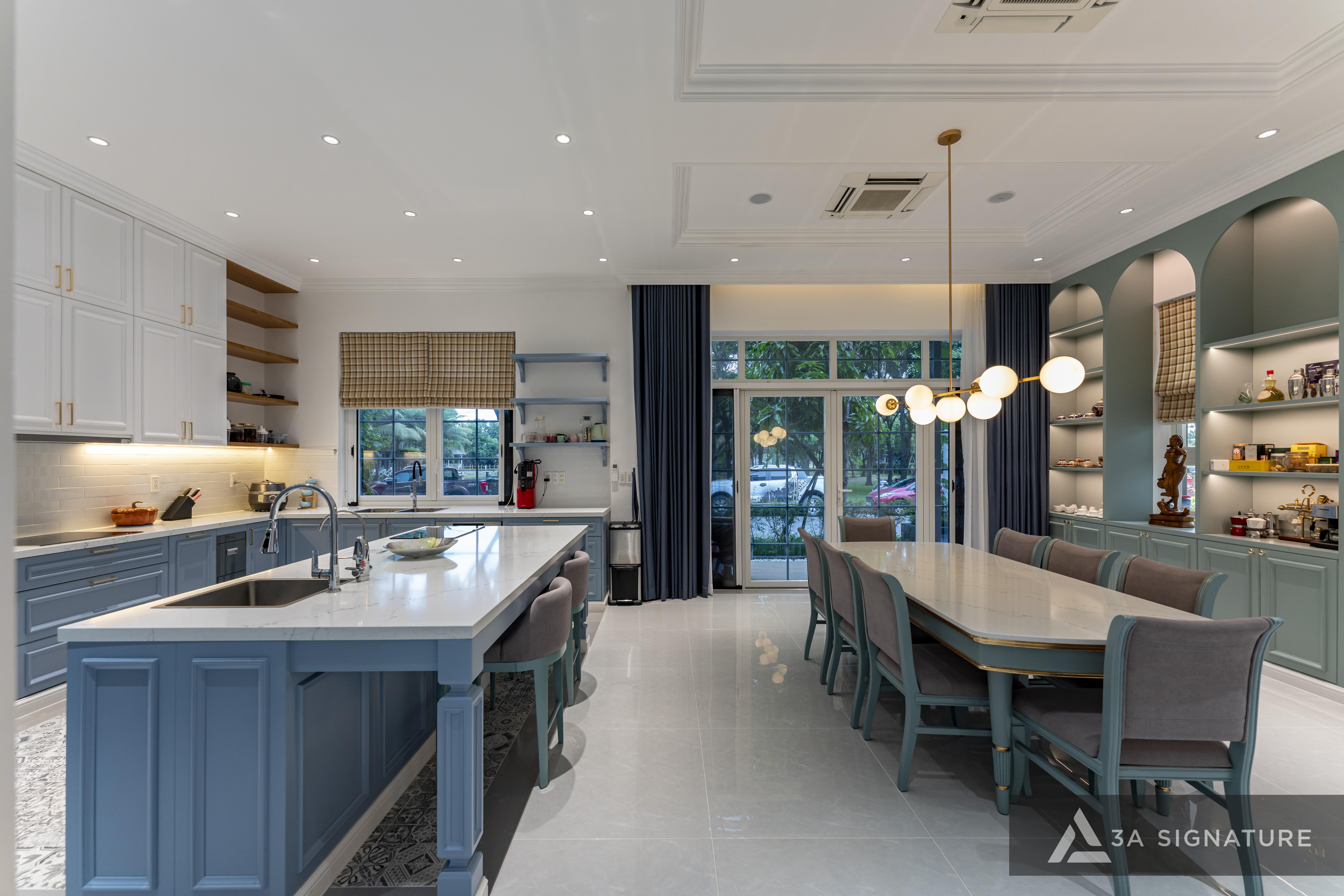 Thiet ke thi cong biet thu Penthouse - villa cao cap Park Riverside Penthouse Q7 TPHCM