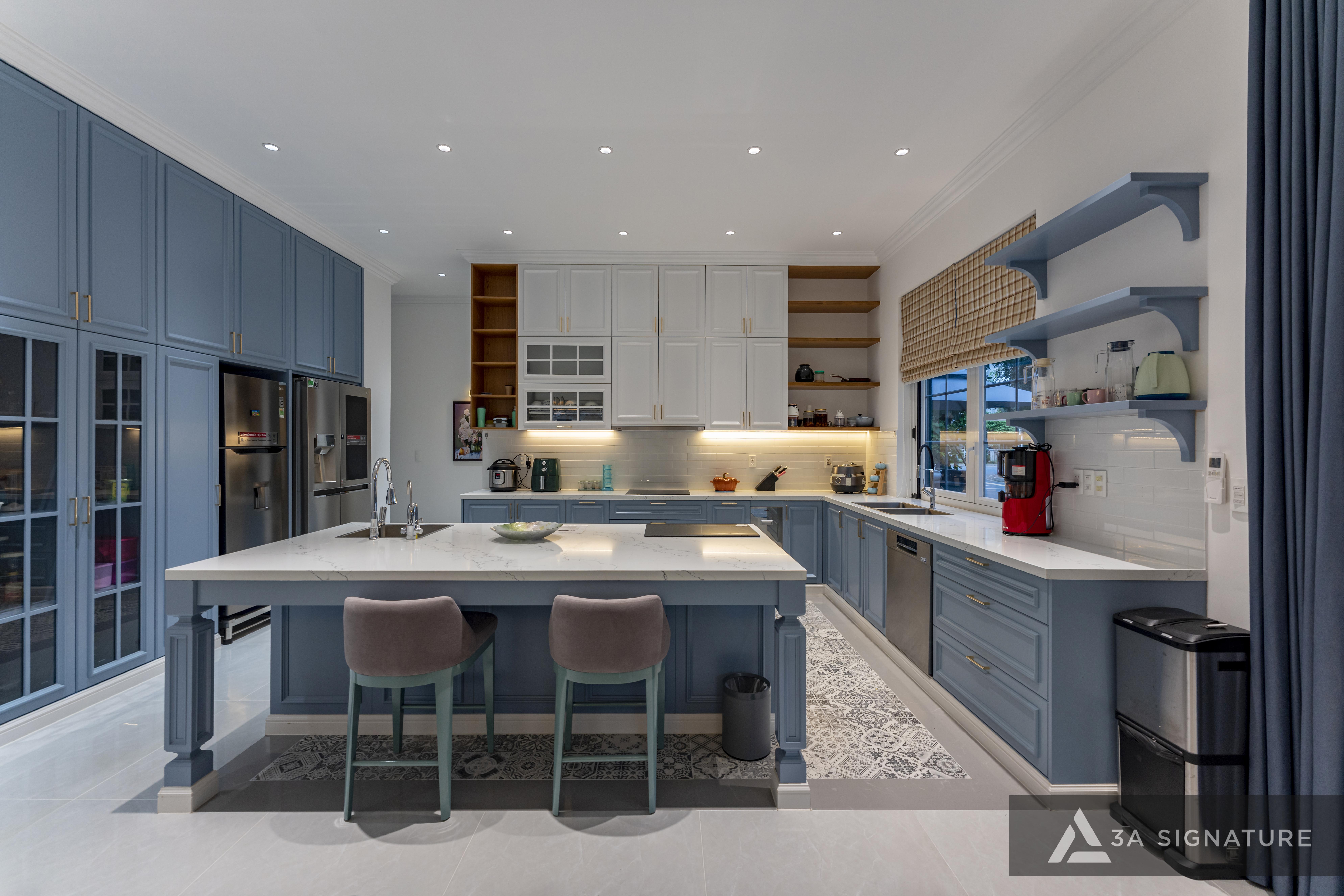 Thiet ke thi cong biet thu Penthouse - villa cao cap Park Riverside Penthouse Q7 TPHCM