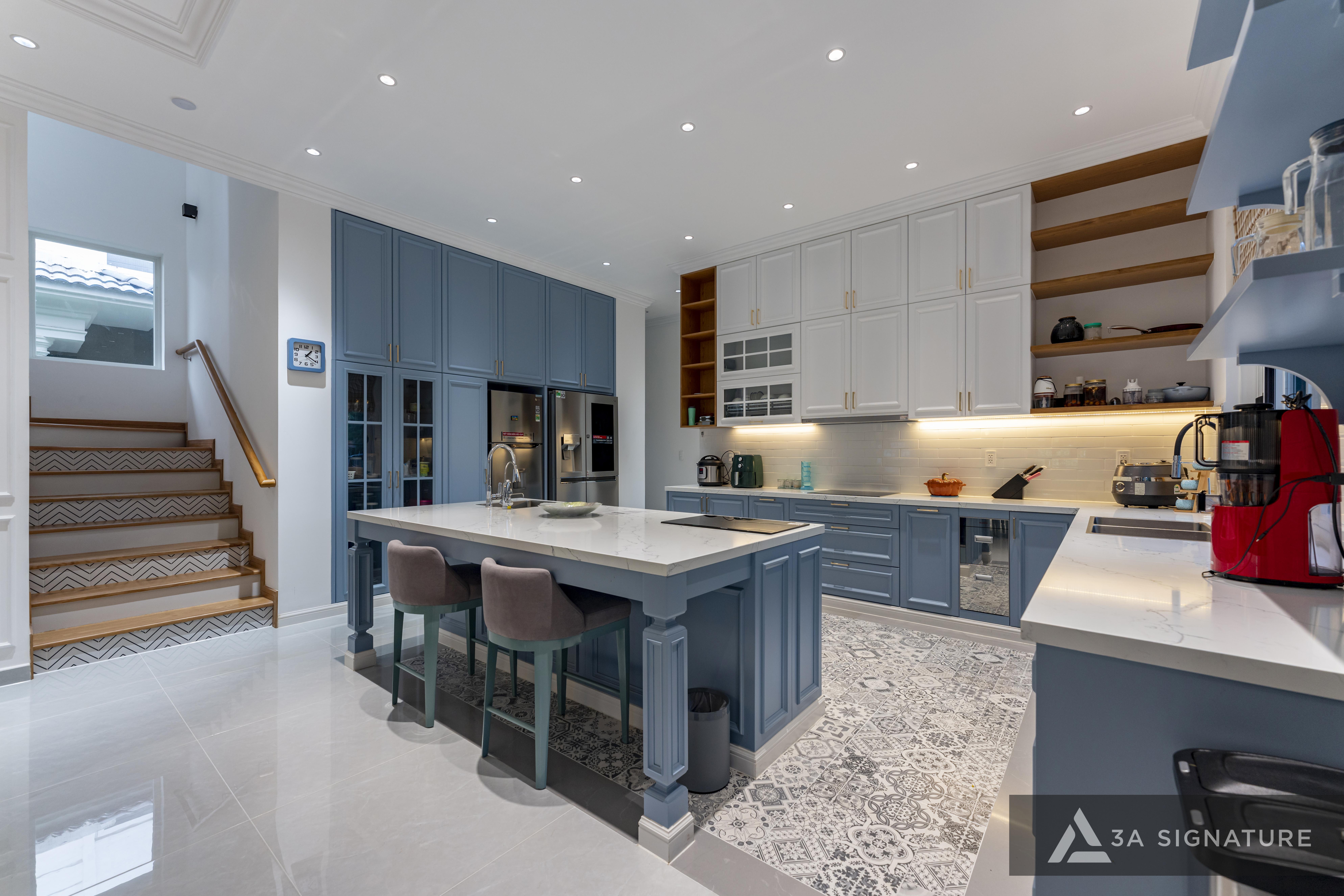 Thiet ke thi cong biet thu Penthouse - villa cao cap Park Riverside Penthouse Q7 TPHCM