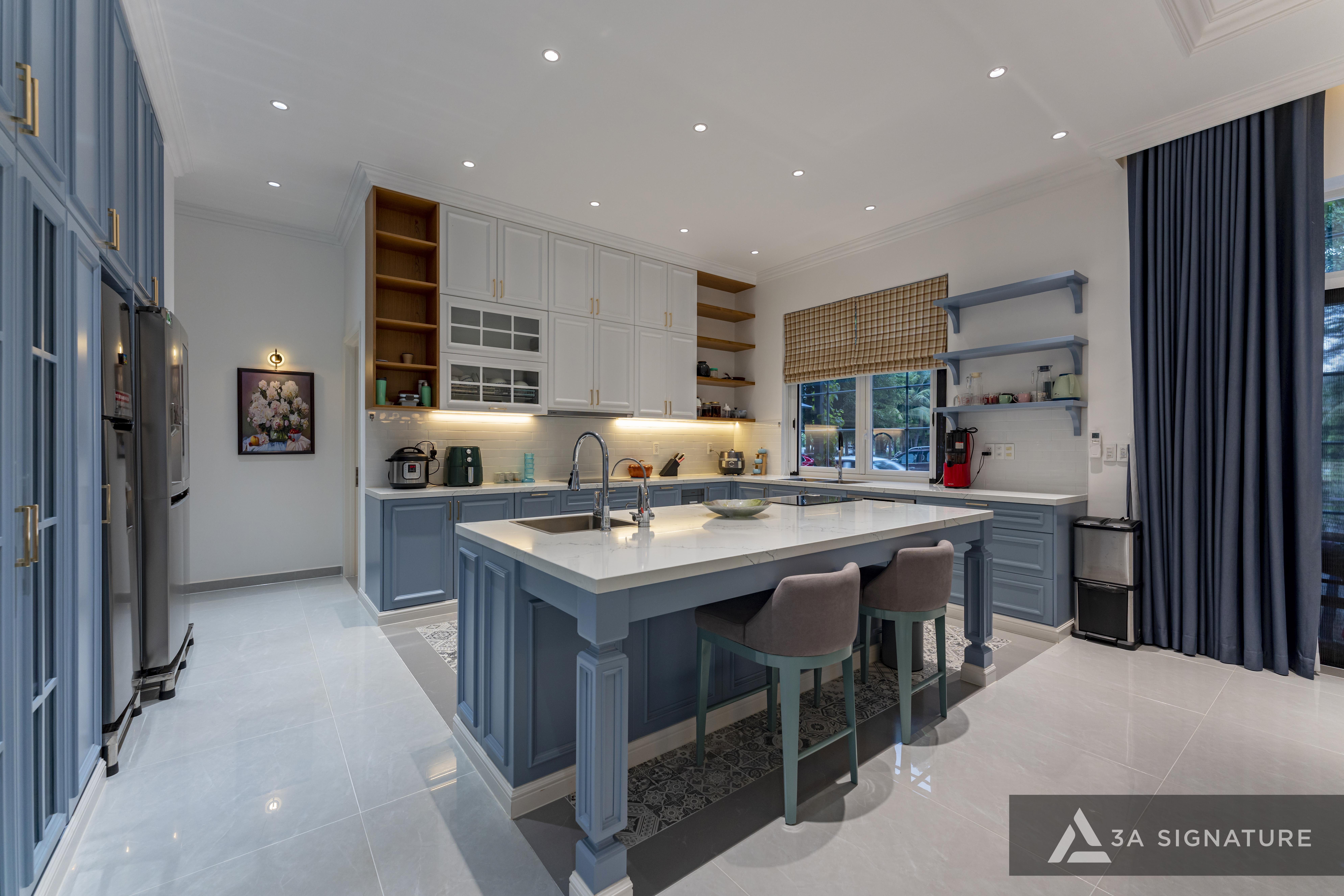 Thiet ke thi cong biet thu Penthouse - villa cao cap Park Riverside Penthouse Q7 TPHCM