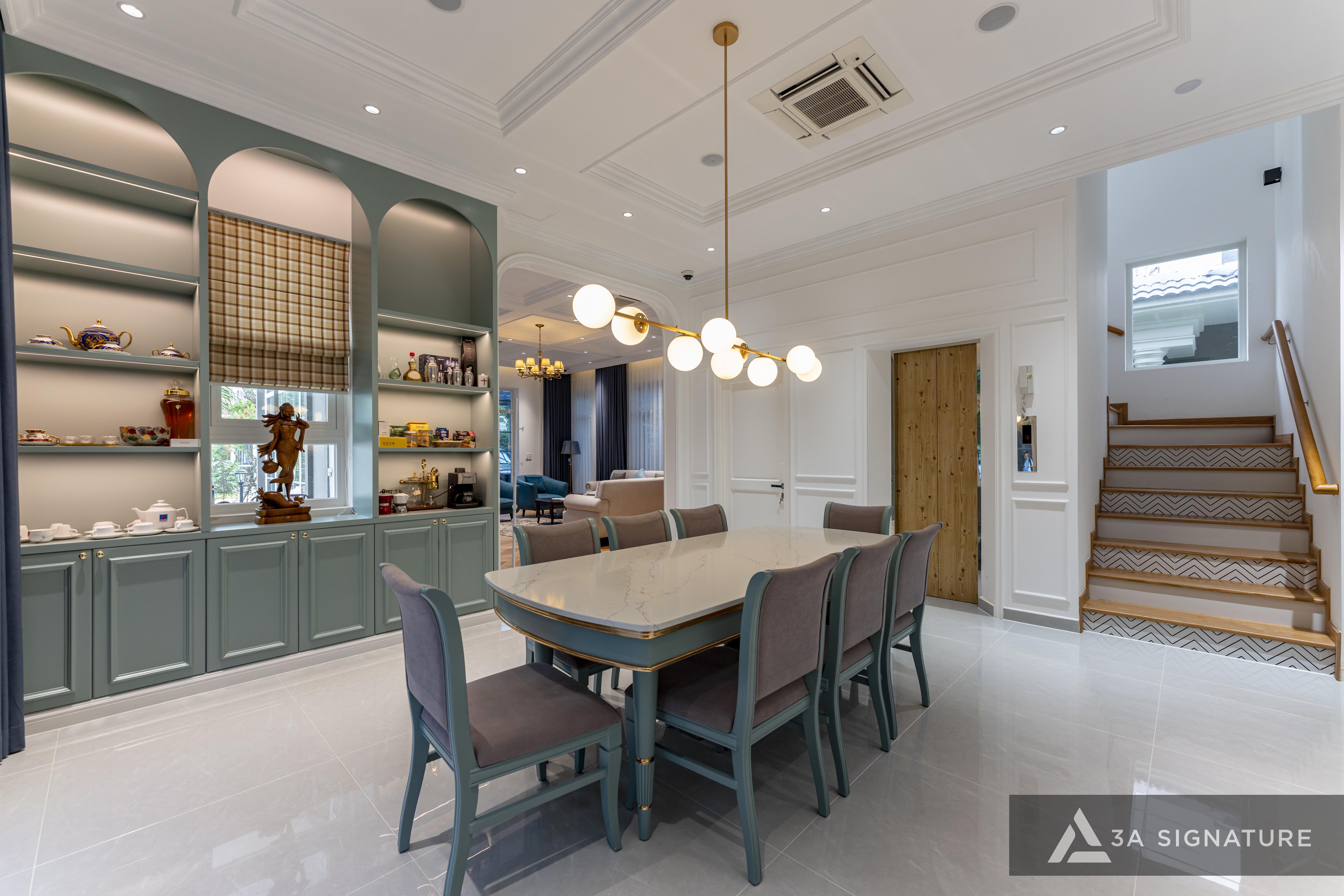 Thiet ke thi cong biet thu Penthouse - villa cao cap Park Riverside Penthouse Q7 TPHCM