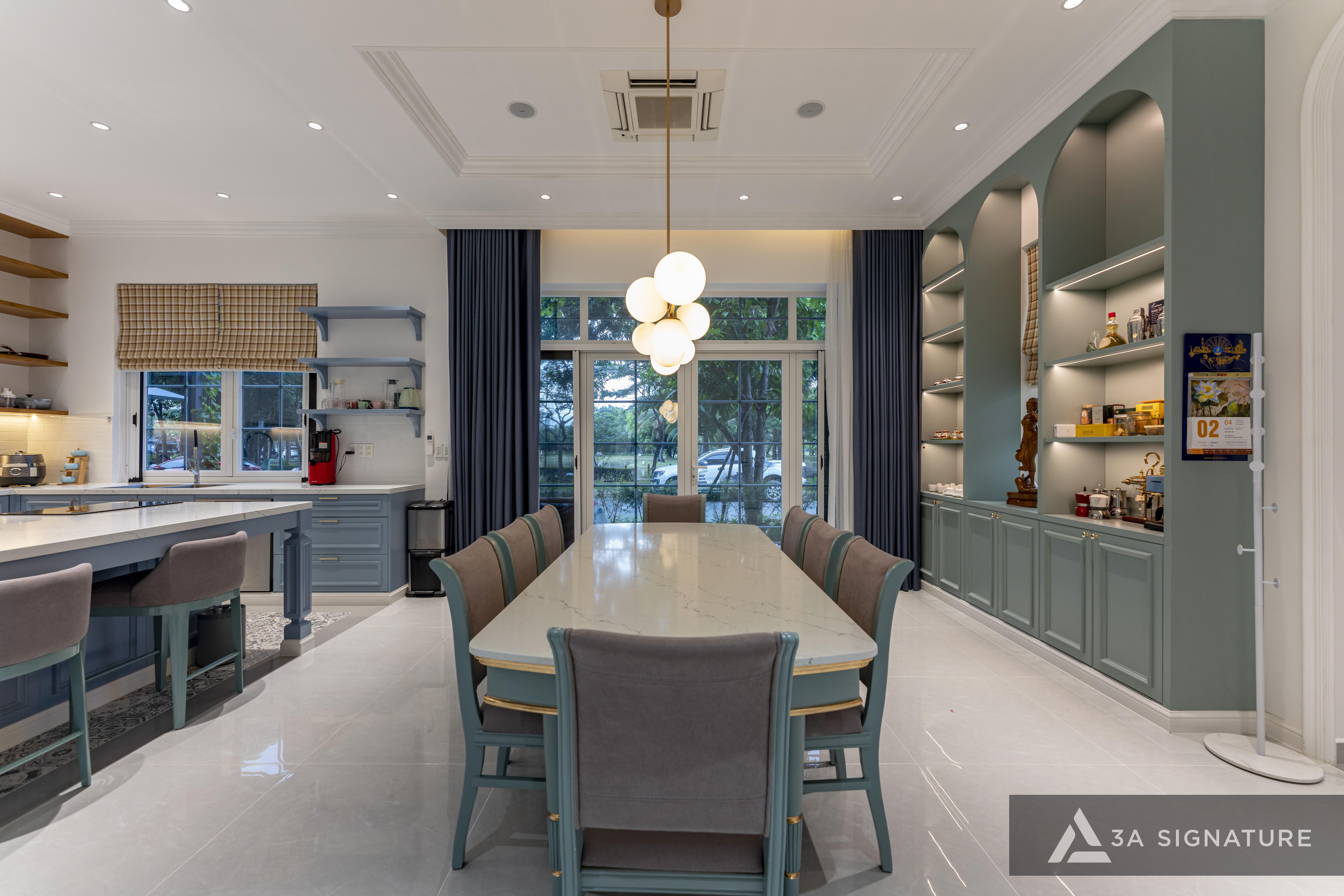 Thiet ke thi cong biet thu Penthouse - villa cao cap Park Riverside Penthouse Q7 TPHCM