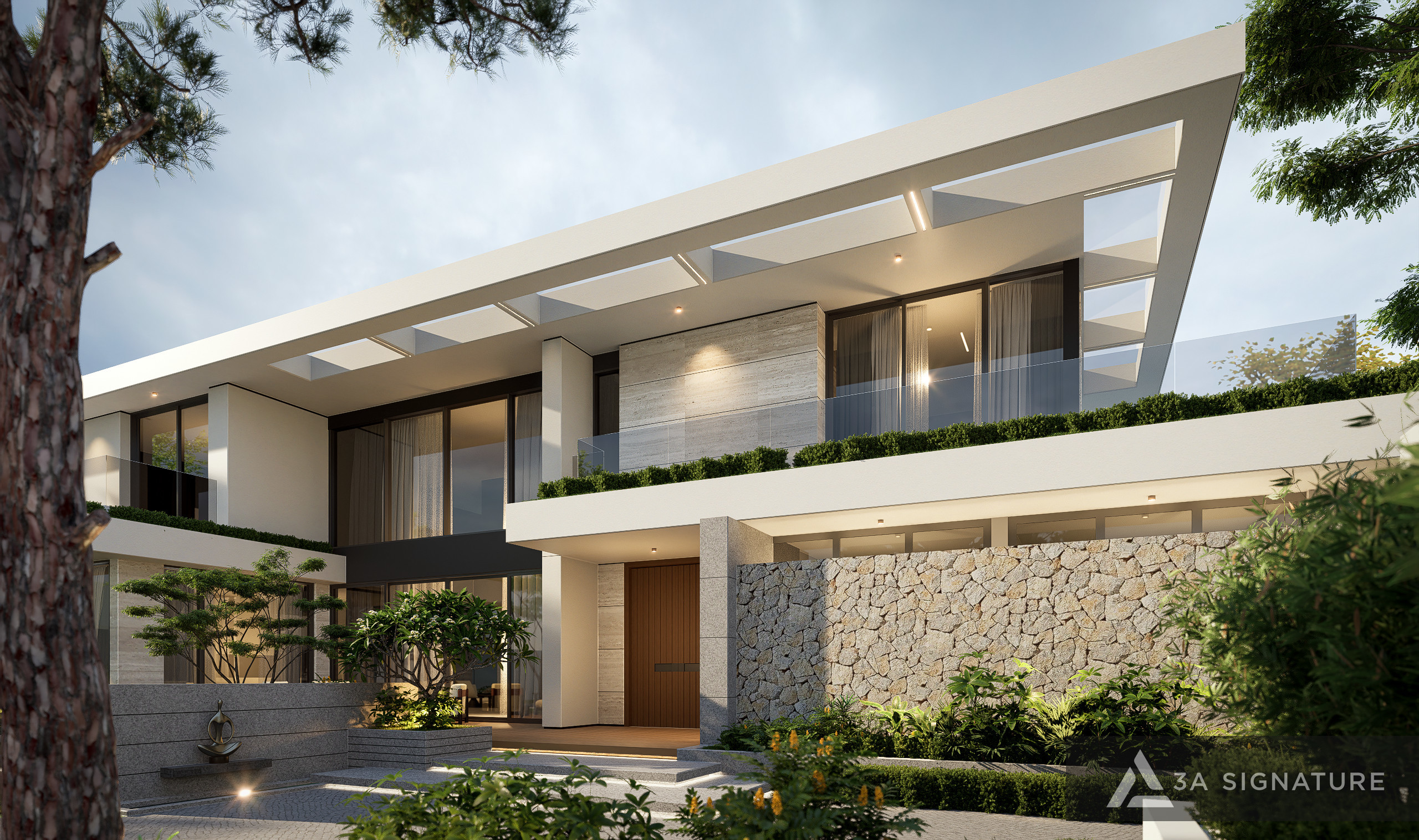 Thiet ke biet thu hien dai tropical modern harmony villa Binh Duong 11