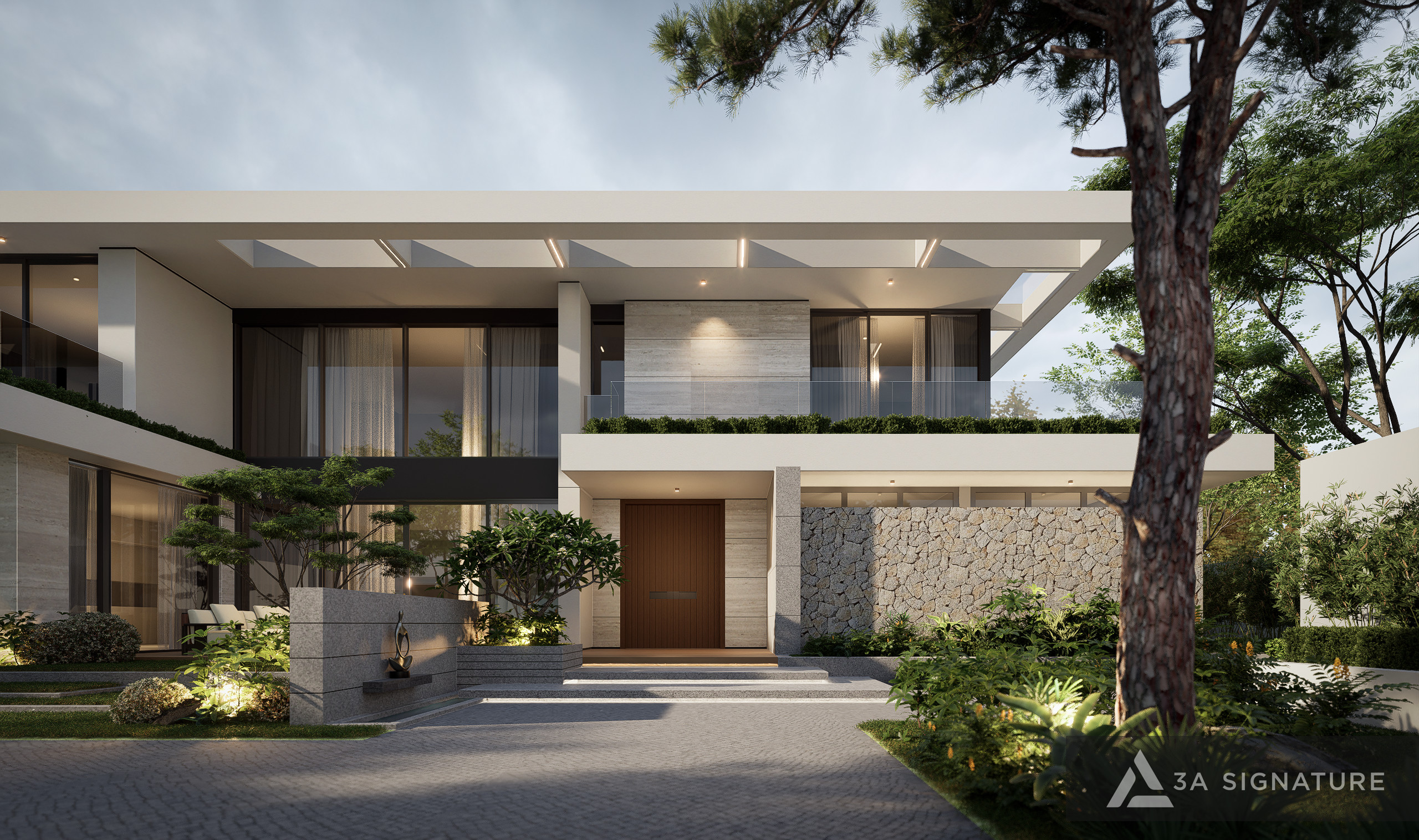 Thiet ke biet thu hien dai tropical modern harmony villa Binh Duong 9