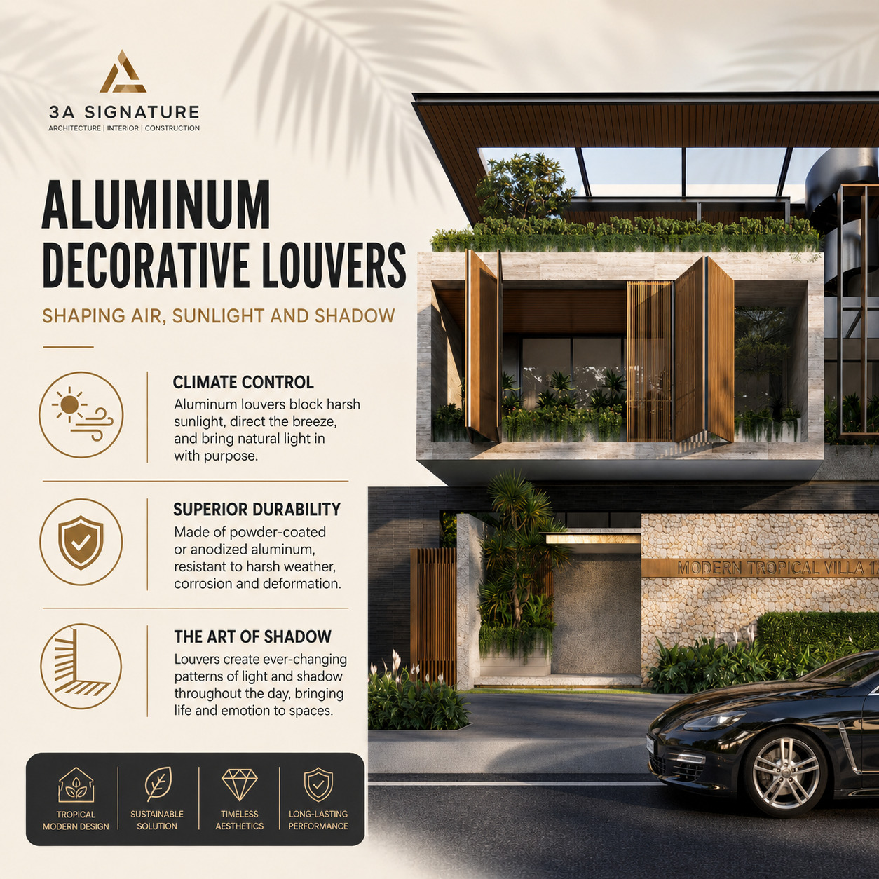 alumninum decorative louvers