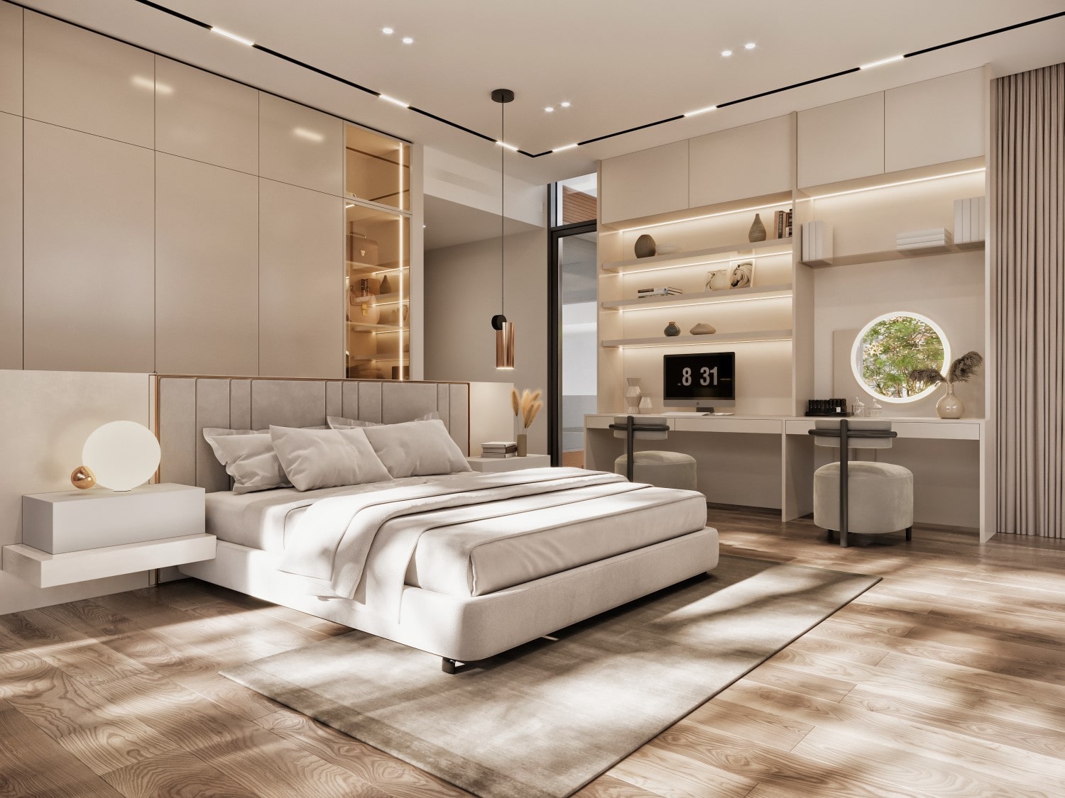 Diện tích xây dựng biệt thự cần bao nhiêu m2? balance villa dauter bedroom
