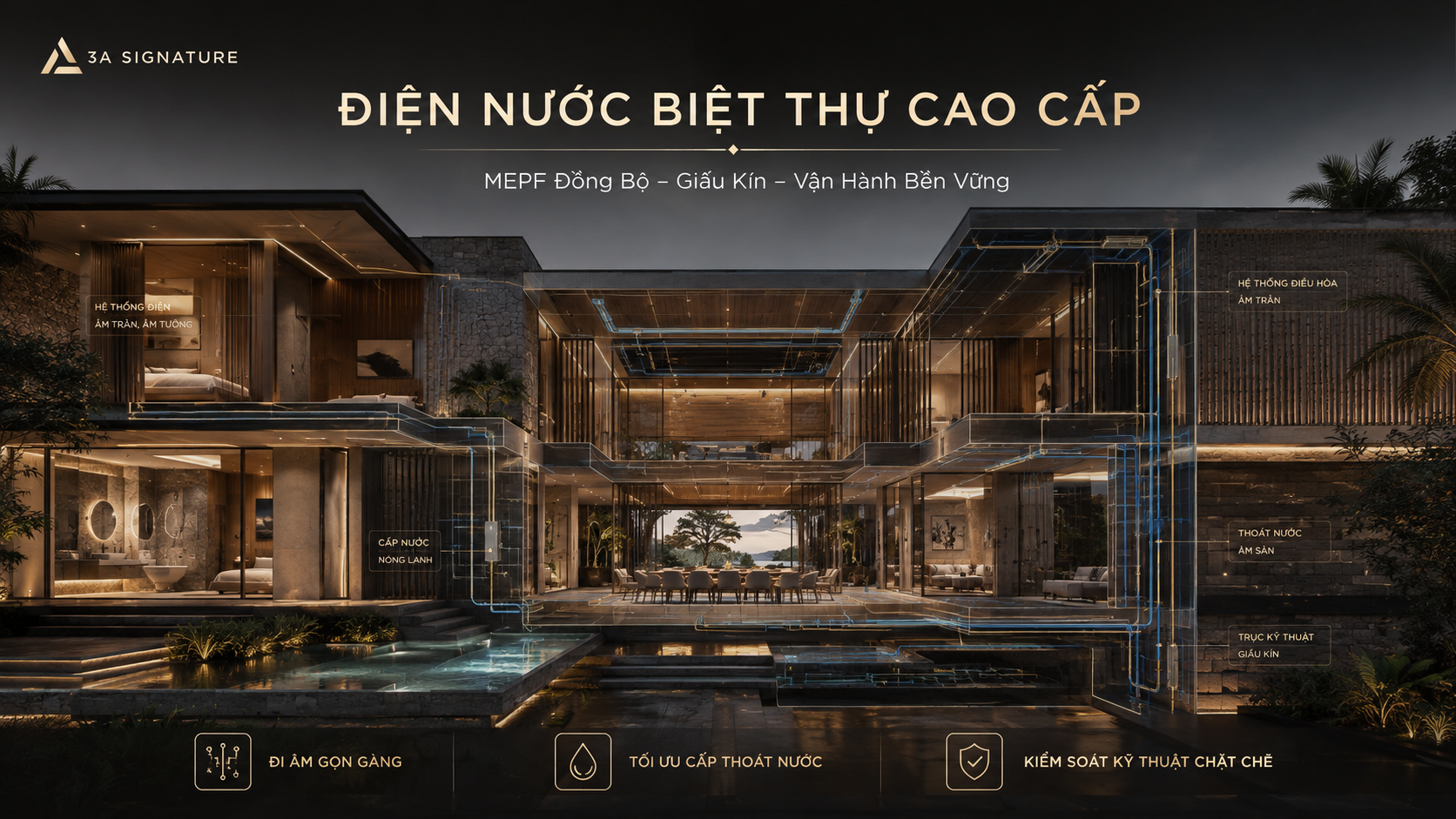 điện nước biệt thự