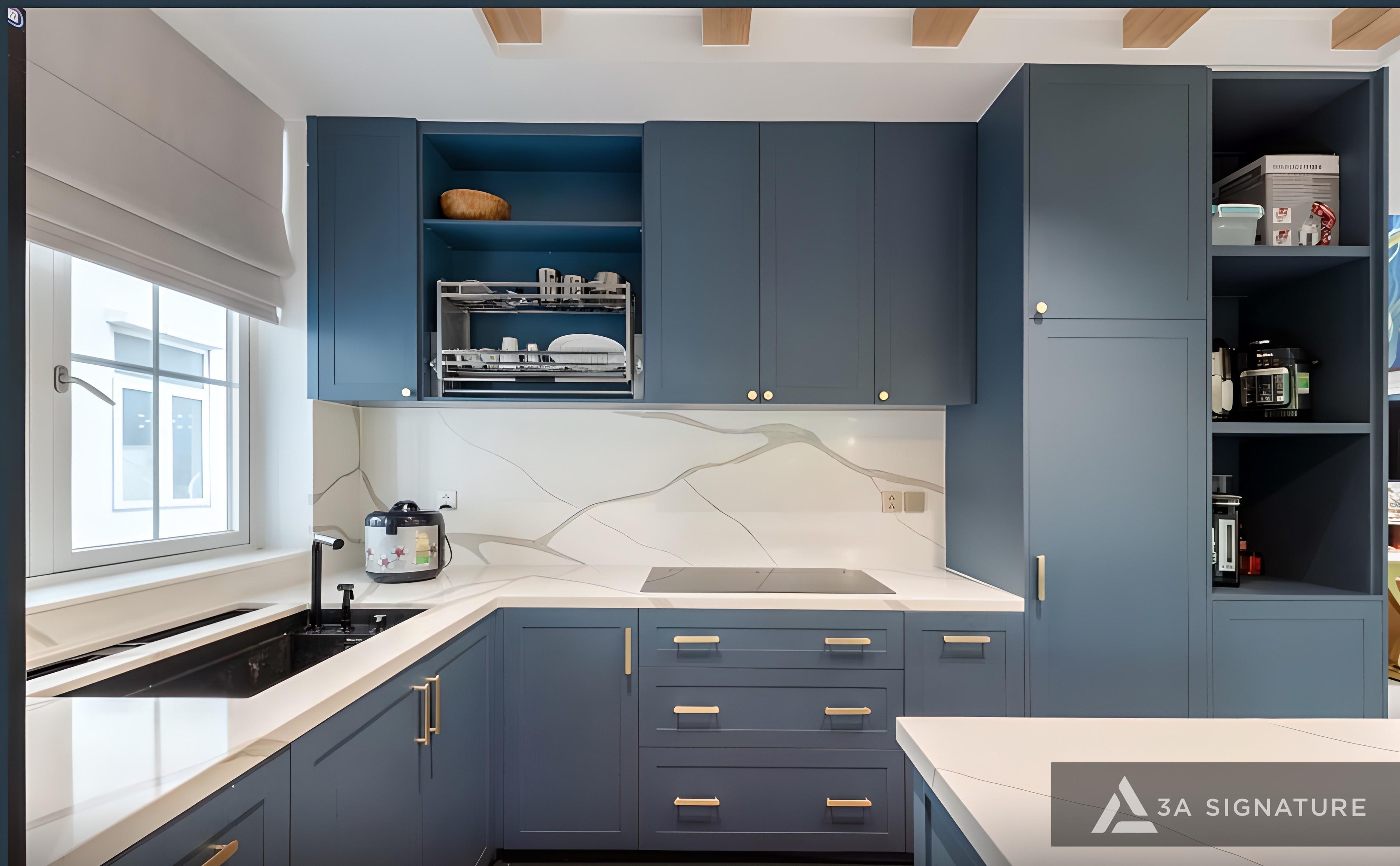 Thiet ke thi cong hoan thien biet thu hien dai Penthouse - villa cao cap T-Villa Dia Trung Hai Thu Duc - TPHCM