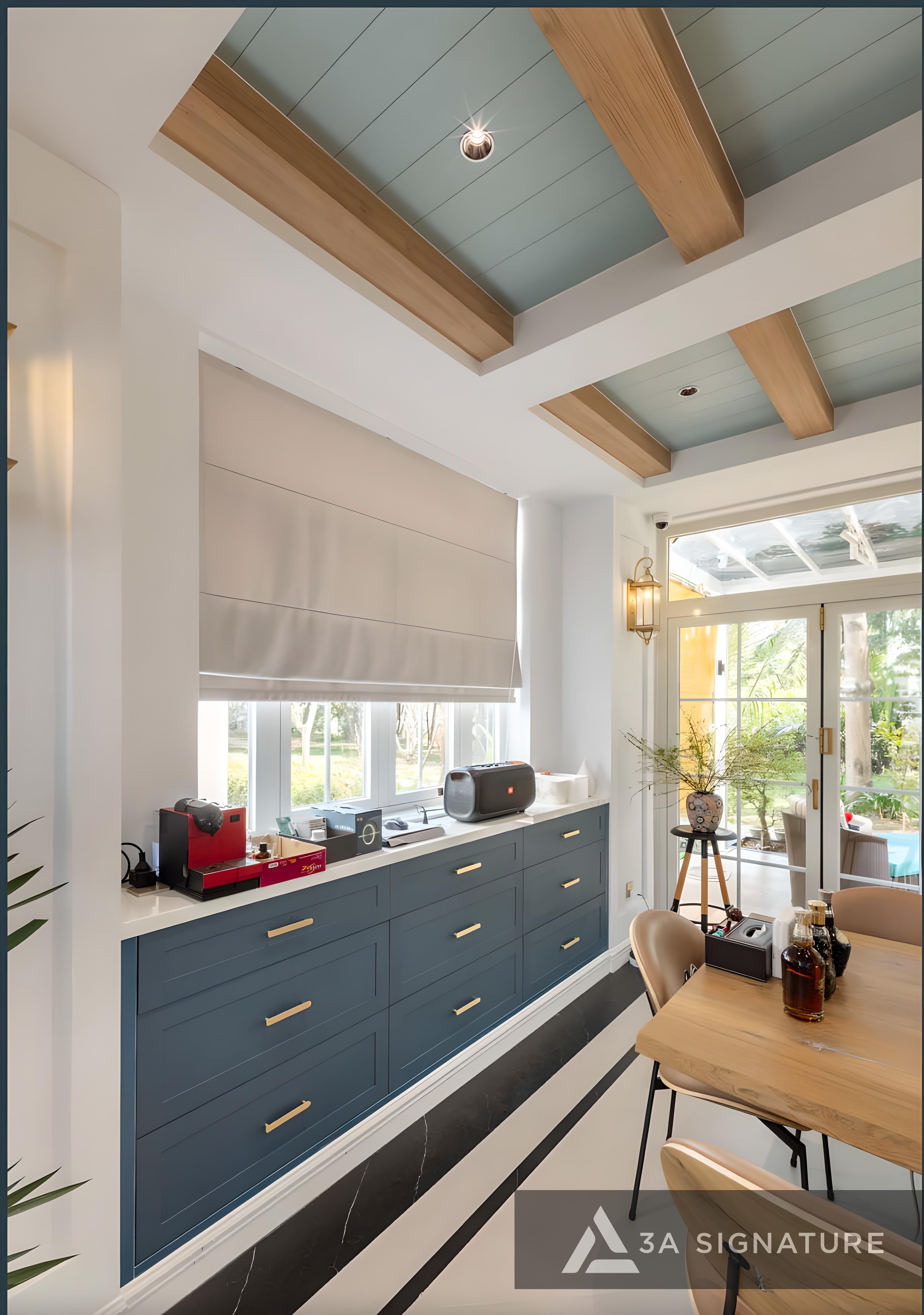 Thiet ke thi cong hoan thien biet thu hien dai Penthouse - villa cao cap T-Villa Dia Trung Hai Thu Duc - TPHCM