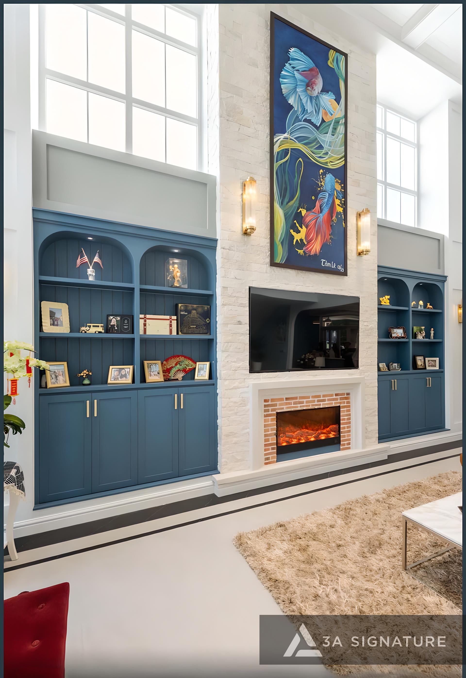 Thiet ke thi cong hoan thien noi that biet thu Penthouse villa cao cap T Villa Thu Duc TPHCM