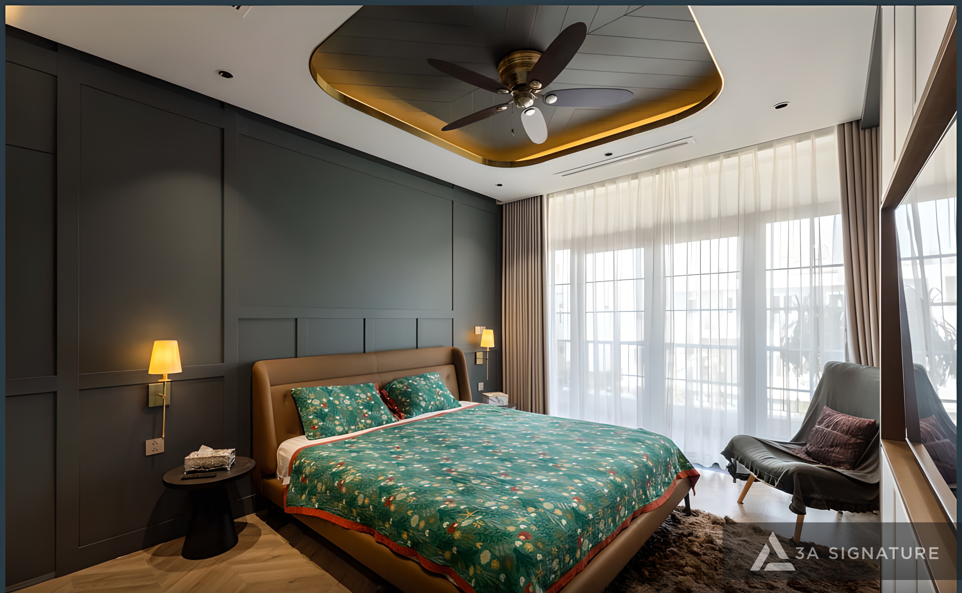 Thiet ke thi cong biet thu Penthouse - villa cao cap Park Riverside Penthouse Q7 TPHCM