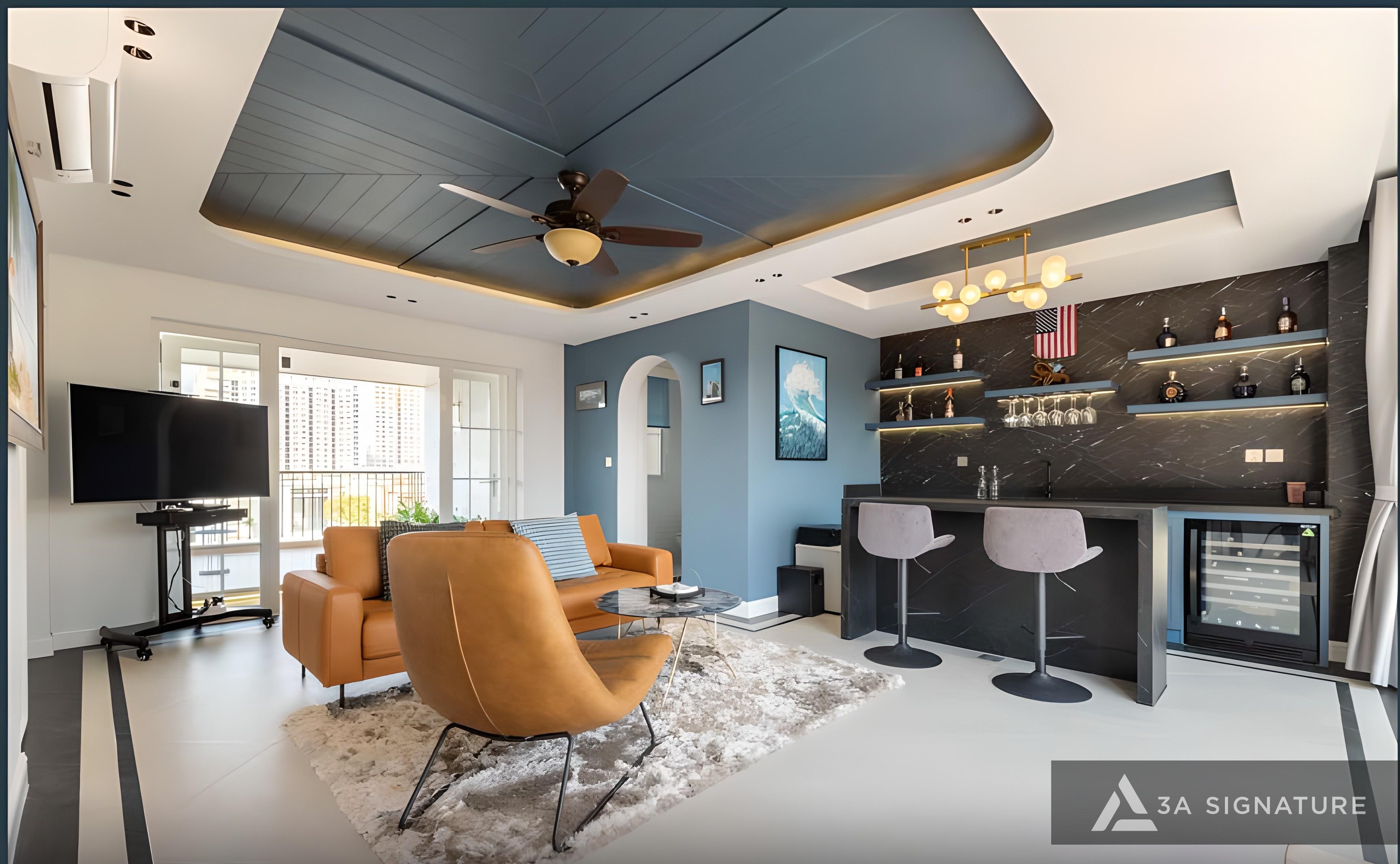 Thiet ke thi cong hoan thien biet thu hien dai Penthouse - villa cao cap T-Villa Dia Trung Hai Thu Duc - TPHCM