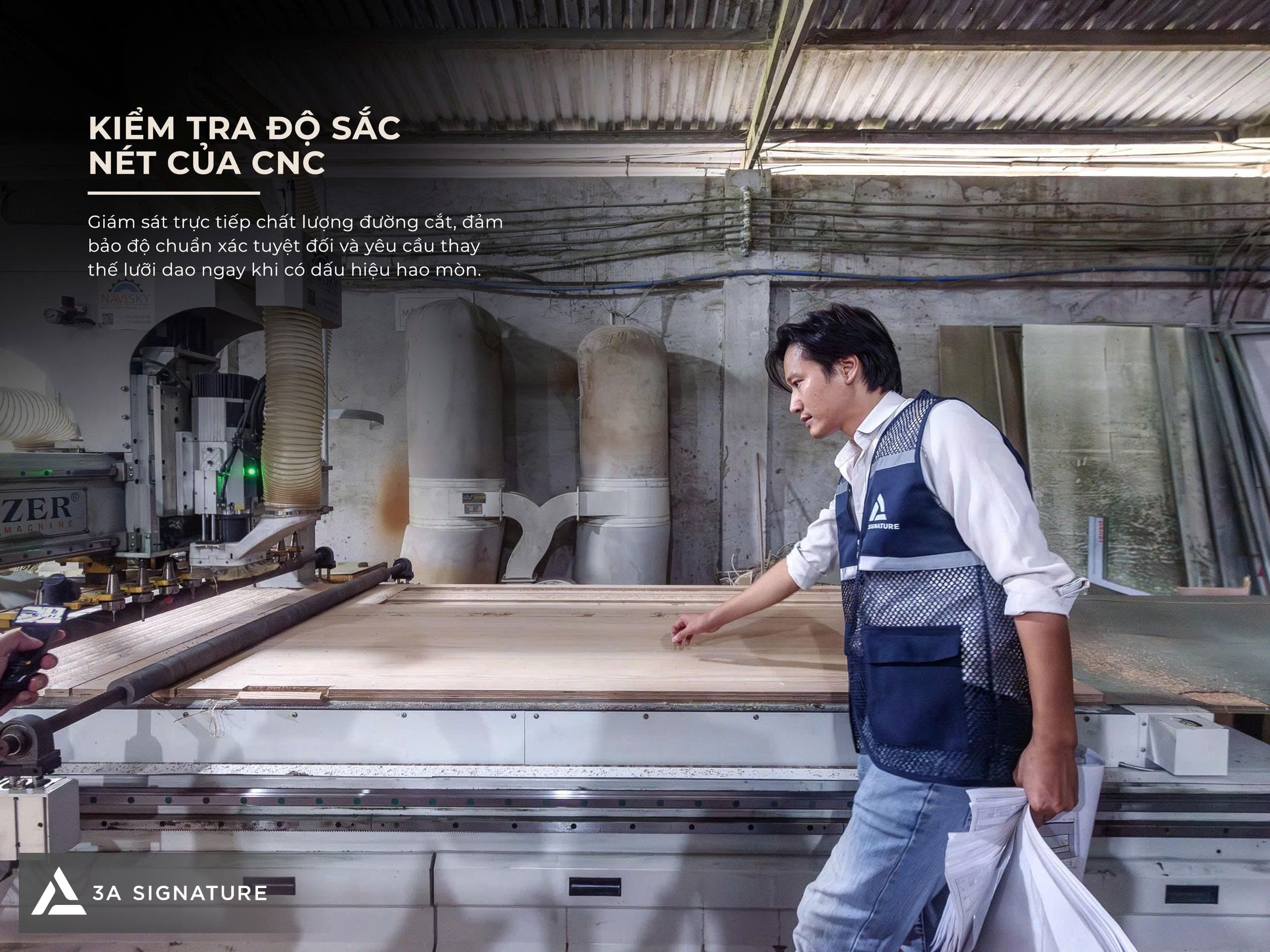 Kiểm Tra Thi Công Nội Thất Tại Xưởng: Kiểm Soát Từ Hồ Sơ Sản Xuất Đến Thành Phẩm Kiểm tra thi công nội thất tại xưởng giúp rà soát đường cắt CNC, vị trí khoan, mã chi tiết và độ sắc nét trước khi lắp ráp hoàn thiện.