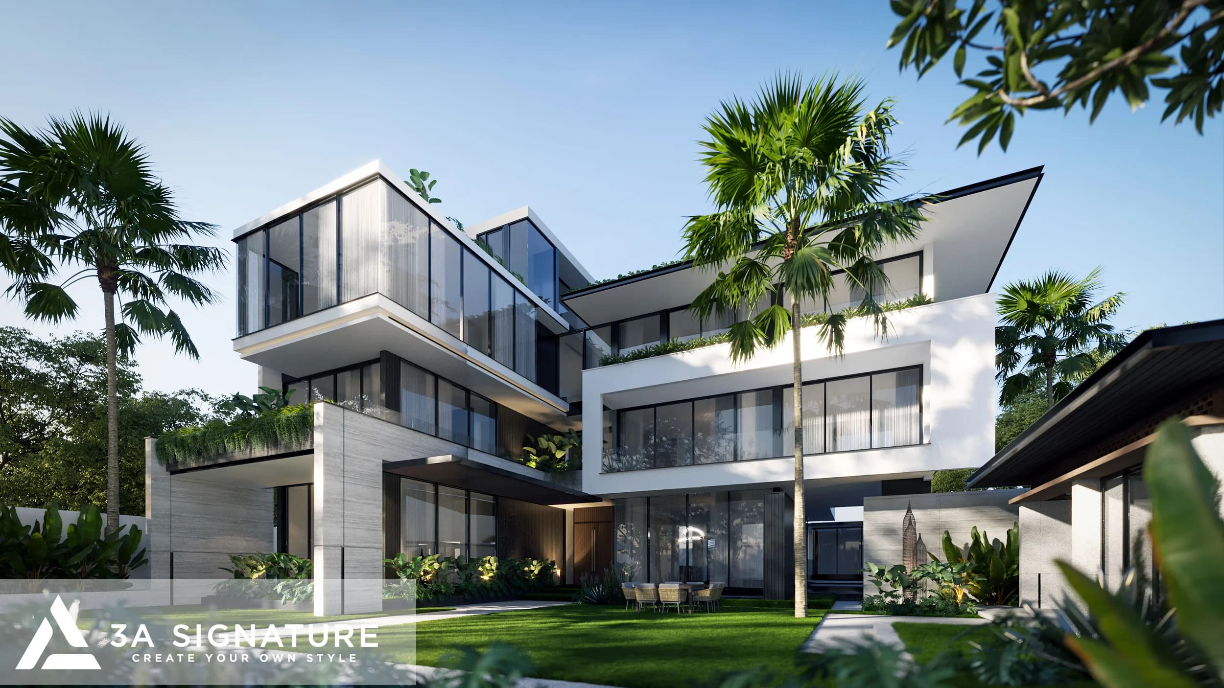 Biệt thự Tropical Modern tích hợp công nghệ smarthome cao cấp, tạo nên trải nghiệm sống thông minh, tinh tế trong nhà thông minh biệt thự.