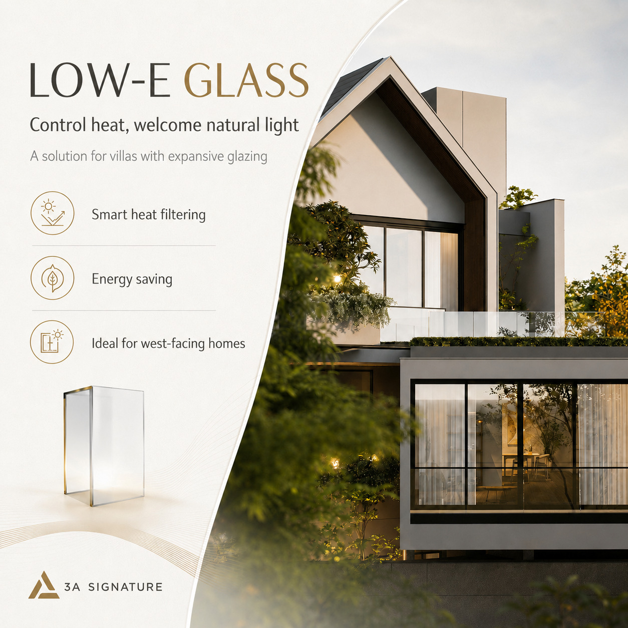 low E glass