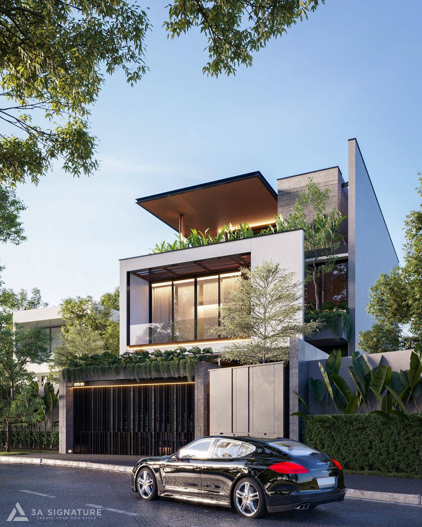 Xu Hướng Thiết Kế Thi Công Biệt Thự, Villa Trọn Gói – Đồng Bộ Hóa Không Gian Sống Tinh Tế Cho Tương Lai mau biet thu noi that hien dai H Villa 1 tret 1 lau BRVT 1