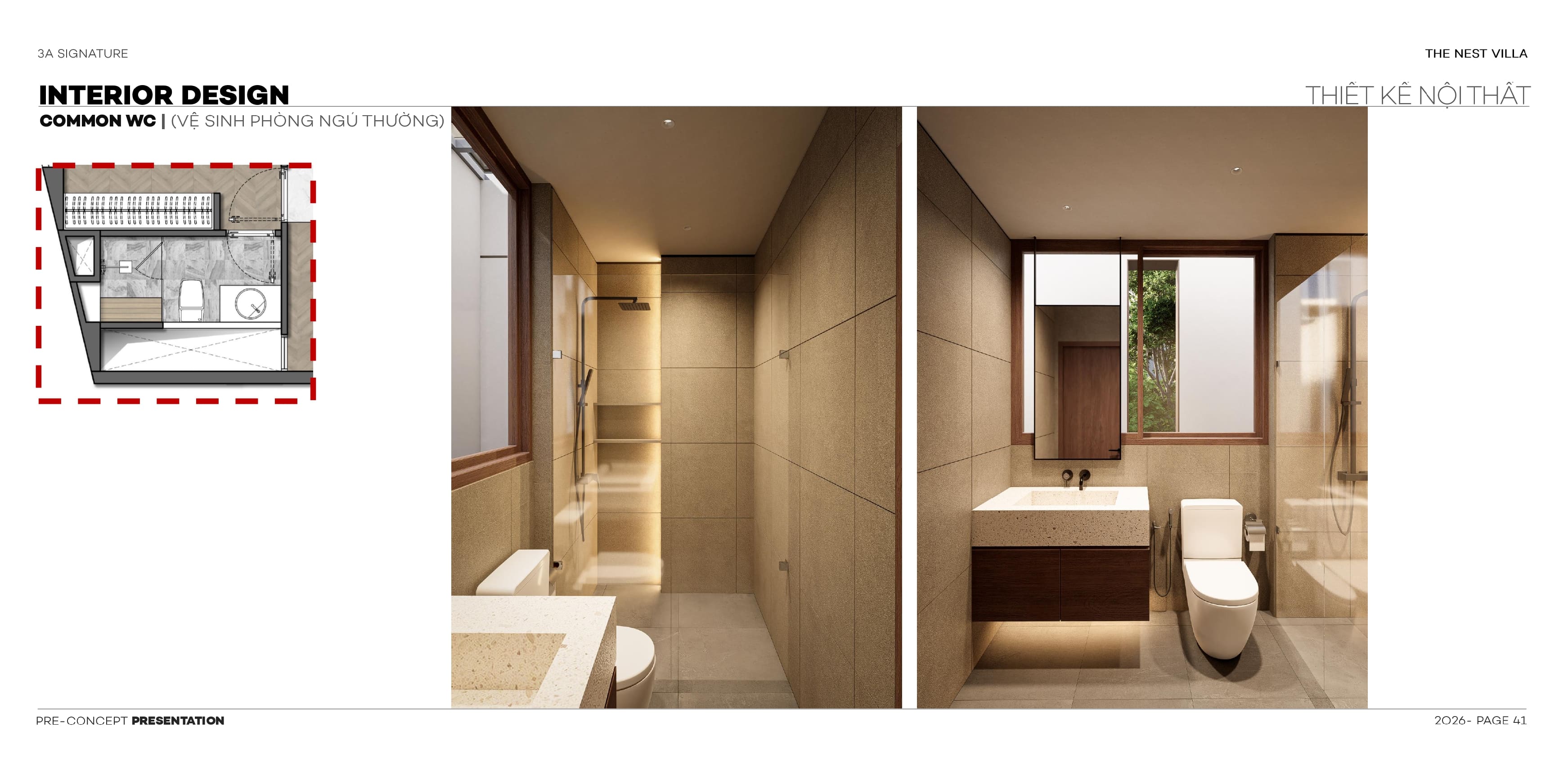 phoi canh thiet ke noi that ve sinh phong ngu the nest villa