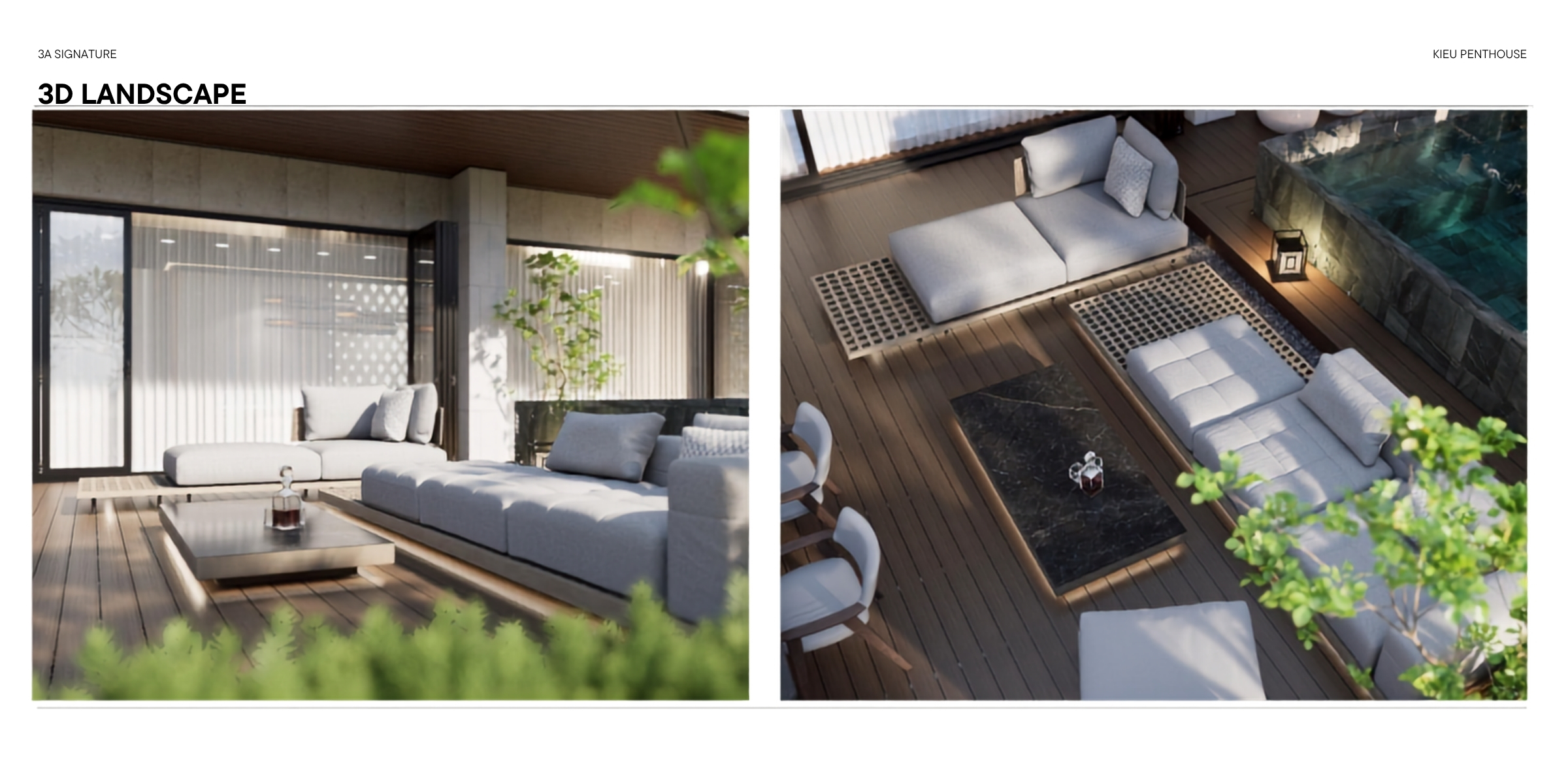 Thiết Kế Nội Thất Căn Hộ Biệt Thự Cao Cấp Legacy Penthouse Quận 5 - TPHCM san thuong tropical modern LEGACT PENTHOUSE 1