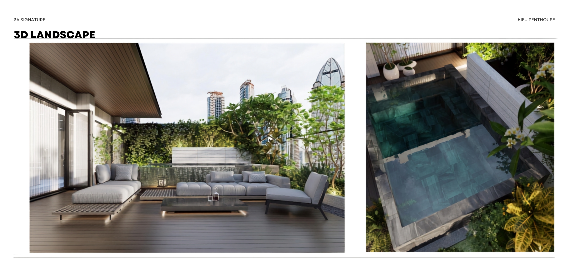 Thiết Kế Nội Thất Căn Hộ Biệt Thự Cao Cấp Legacy Penthouse Quận 5 - TPHCM san thuong tropical modern LEGACT PENTHOUSE 3