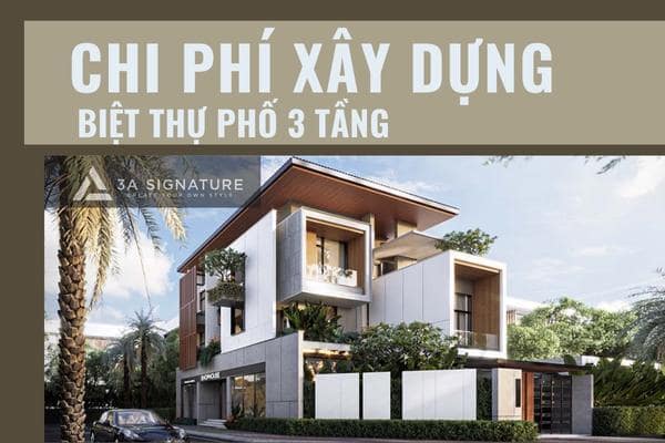Thiết kế biệt thự 3 tầng
