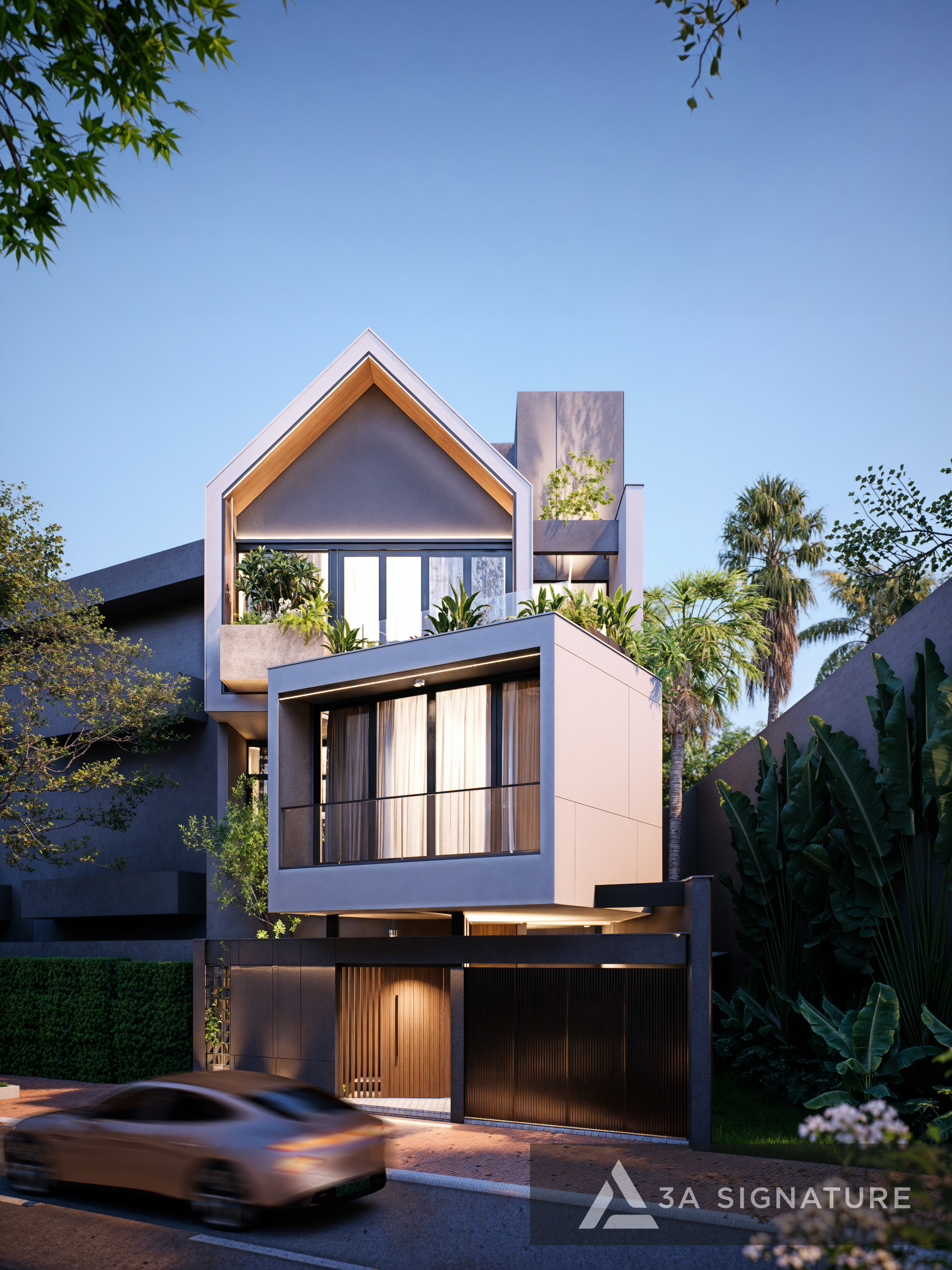 thiet ke kien truc biet thu hien dai nhiet doi tropical alchem villa Vung Tau 9