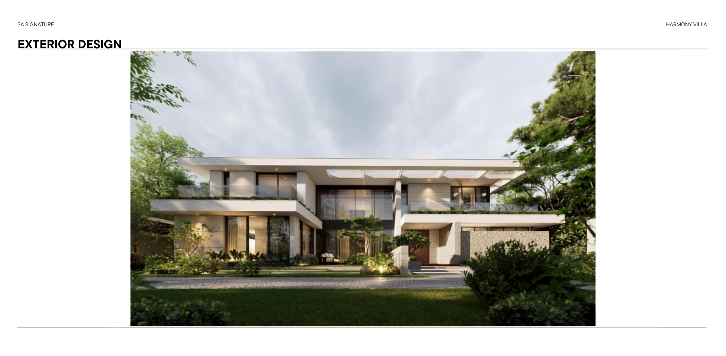 thiet ke kien truc harmony villa