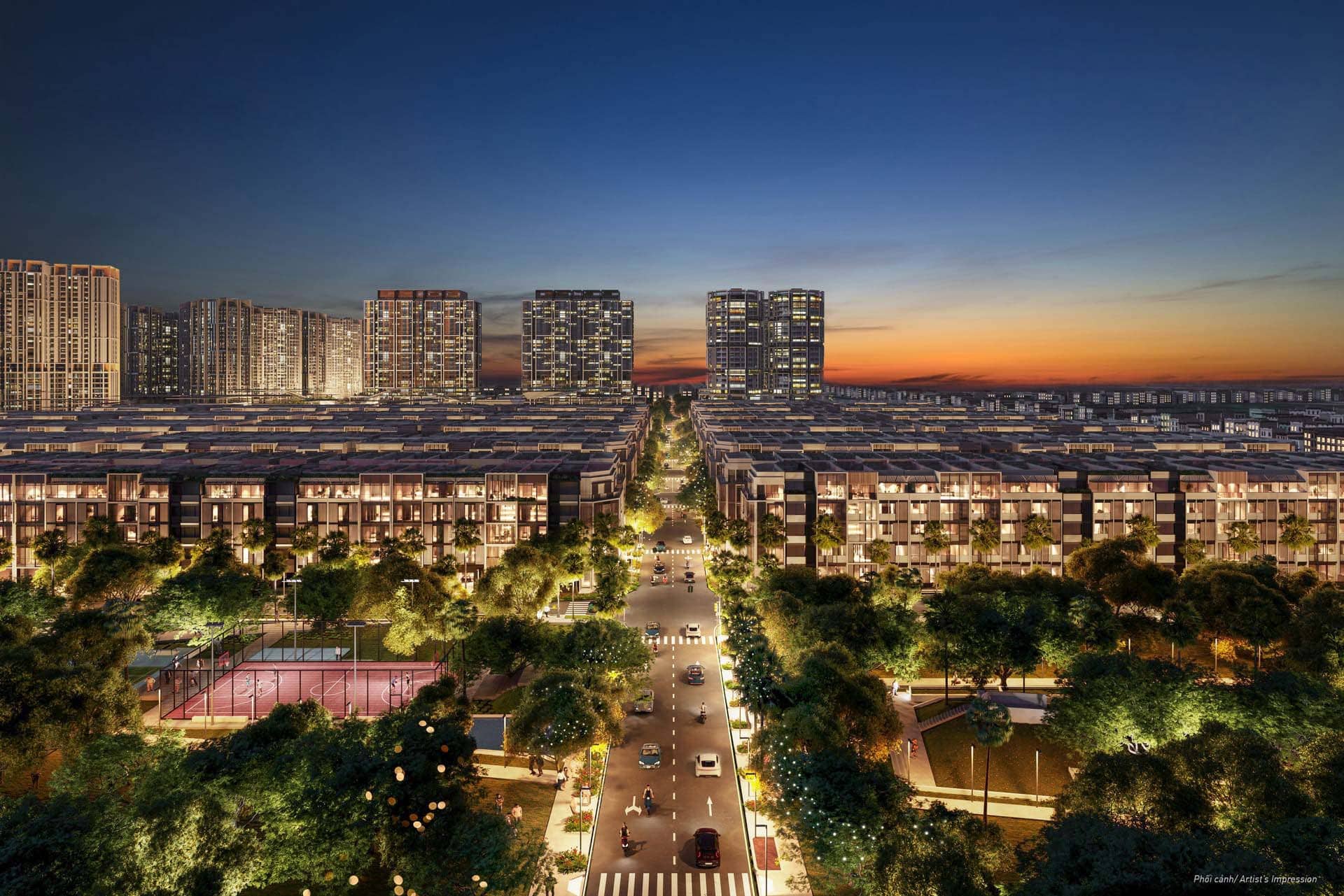 Thiết Kế Biệt Thự The Global City Chuẩn Modern Tropical thiet ke noi that biet thu the global city 2