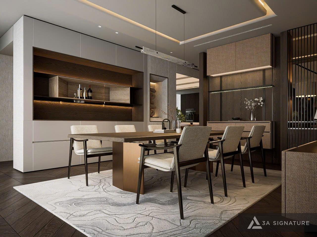 Thiet ke thi cong biet thu Penthouse villa cao cap Lagacy Penthouse hien dai Q5 TPHCM