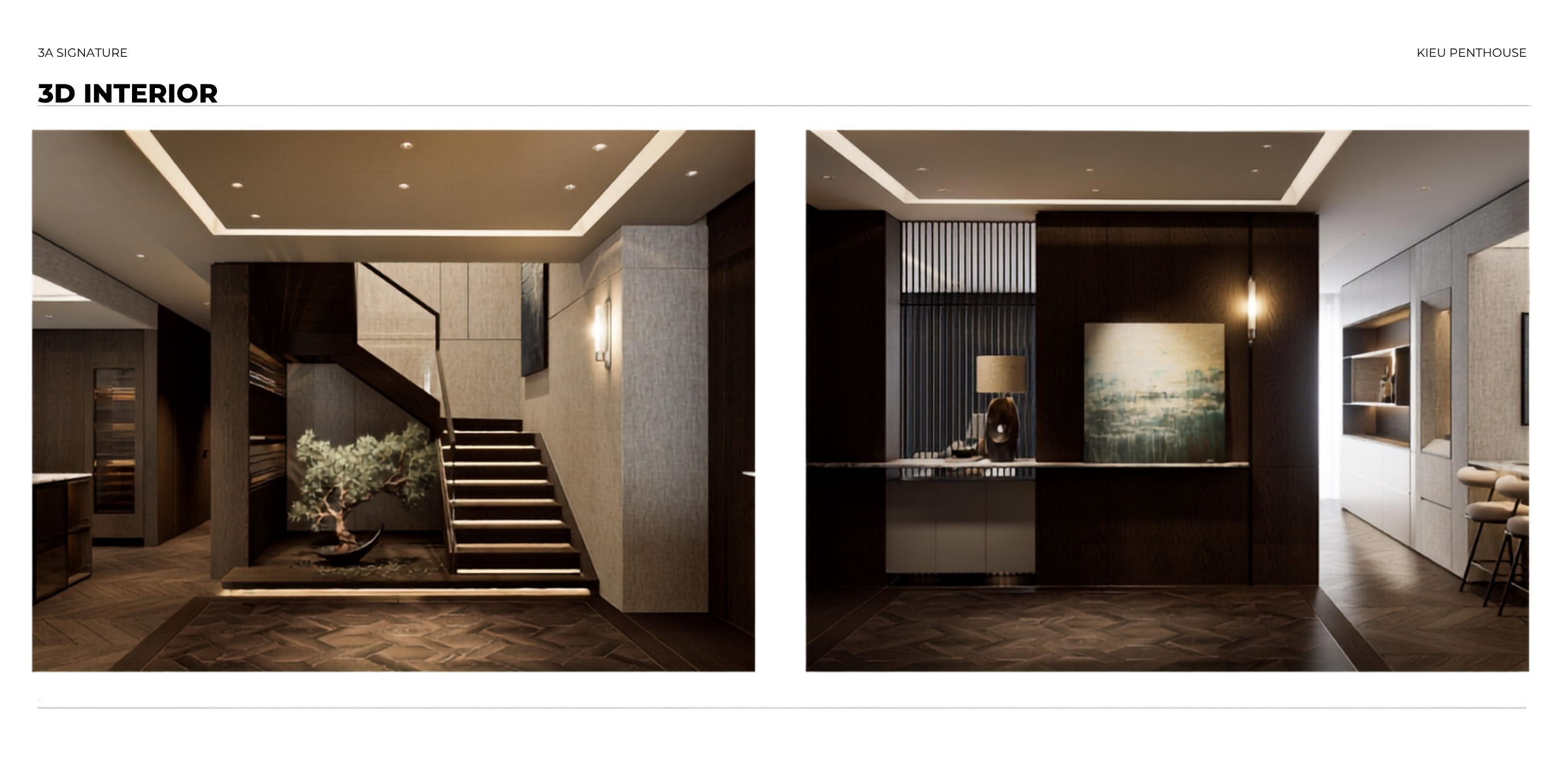 Thiết Kế Nội Thất Căn Hộ Biệt Thự Cao Cấp Legacy Penthouse Quận 5 - TPHCM thiet ke phoi canh noi that cau LEGACY PENTHOUSE