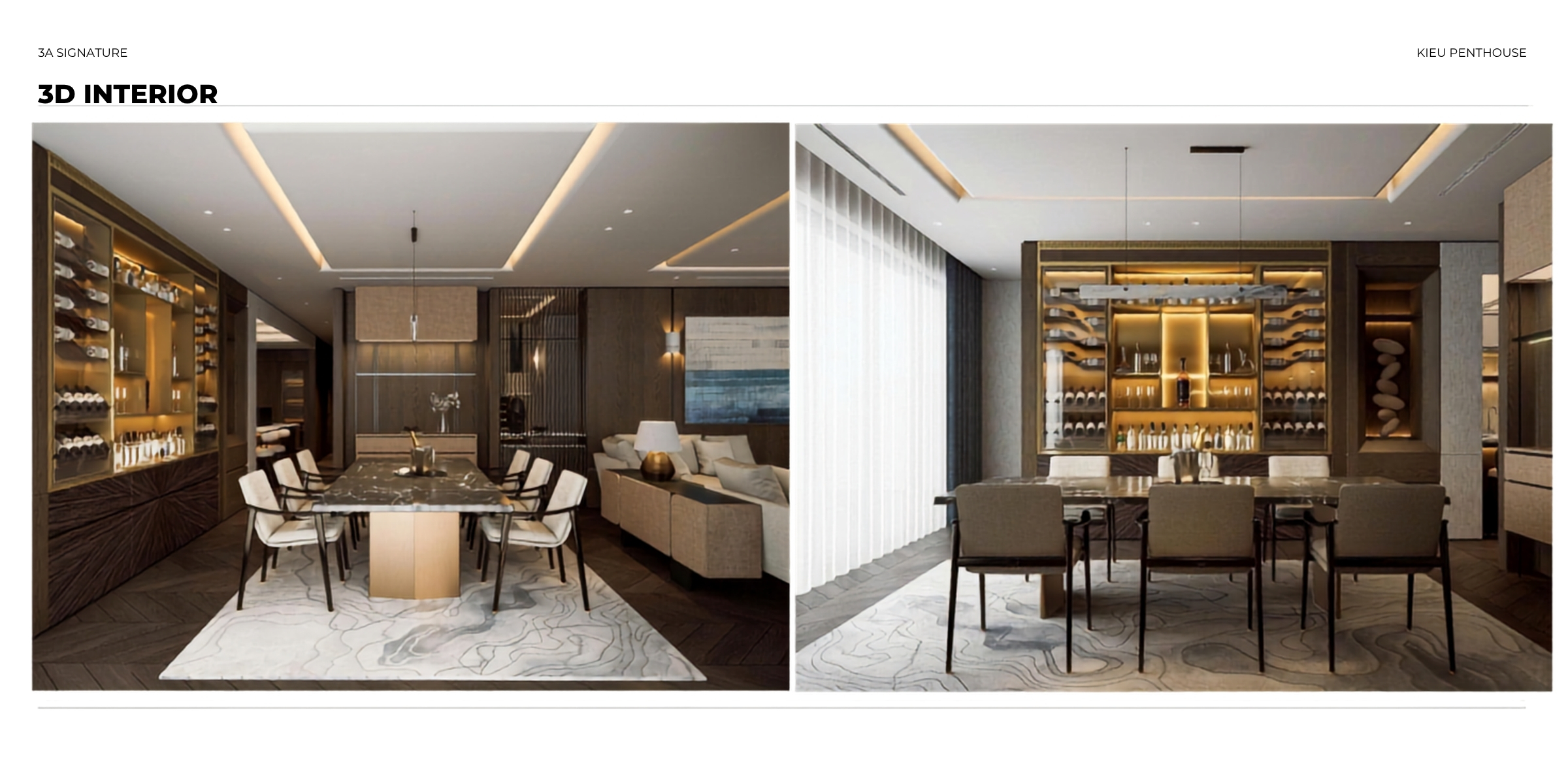 Thiết Kế Nội Thất Căn Hộ Biệt Thự Cao Cấp Legacy Penthouse Quận 5 - TPHCM thiet ke phoi canh noi that phong an LEGACY PENTHOUSE