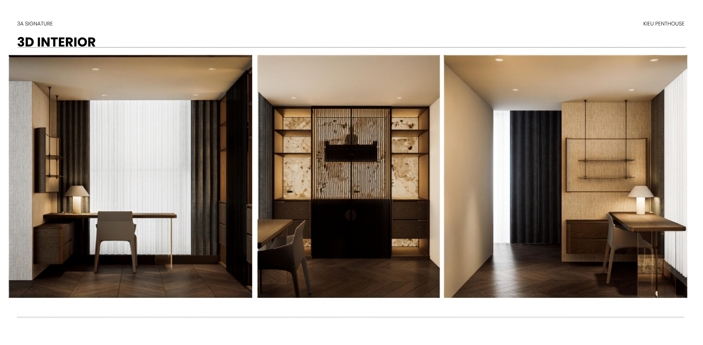 Thiết Kế Nội Thất Căn Hộ Biệt Thự Cao Cấp Legacy Penthouse Quận 5 - TPHCM thiet ke phoi canh noi that phong lam viec GACY PENTHOUSE 1