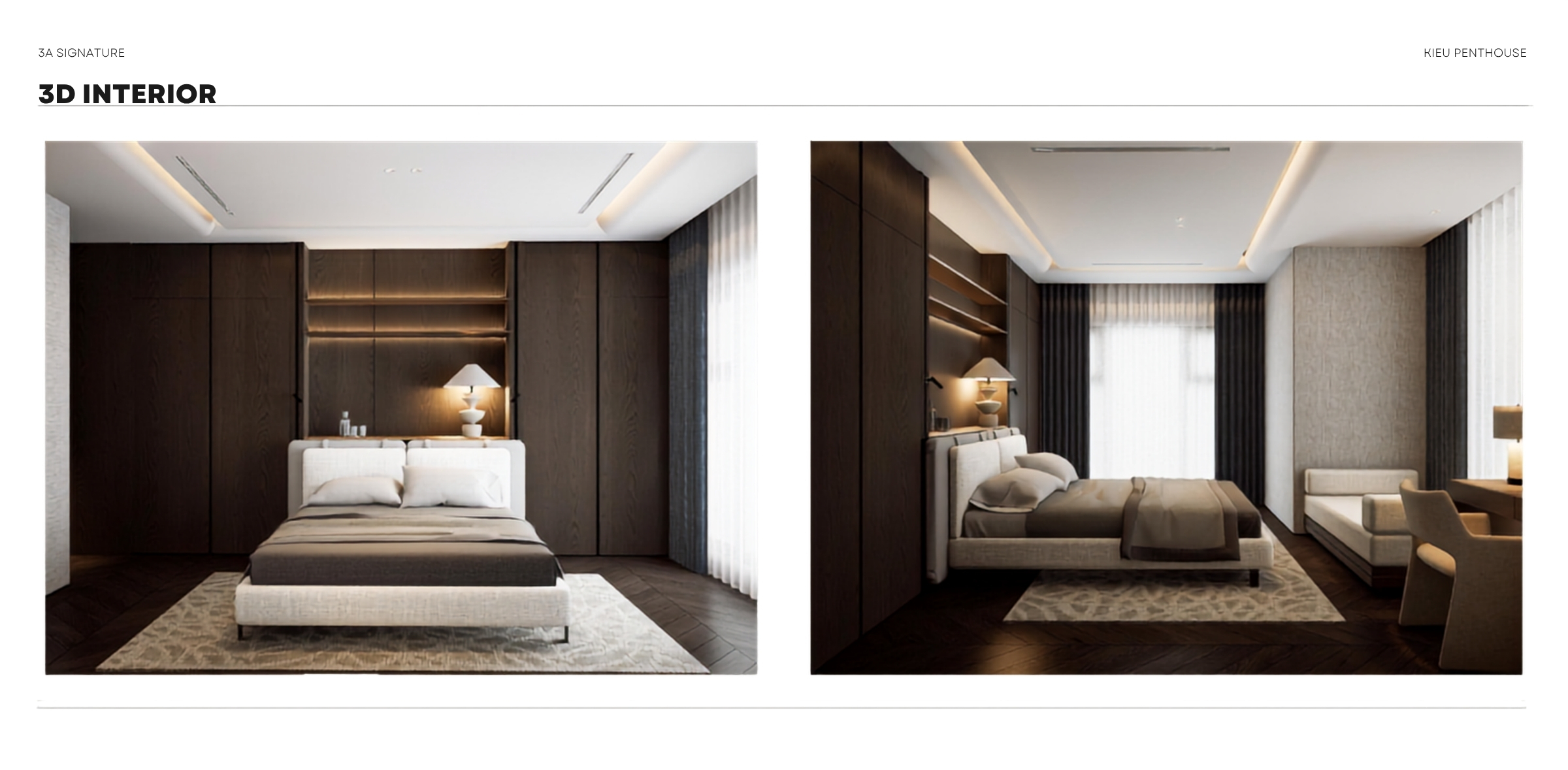 Thiết Kế Nội Thất Căn Hộ Biệt Thự Cao Cấp Legacy Penthouse Quận 5 - TPHCM thiet ke phoi canh noi that phong ngu LEGACY PENTHOUSE 1