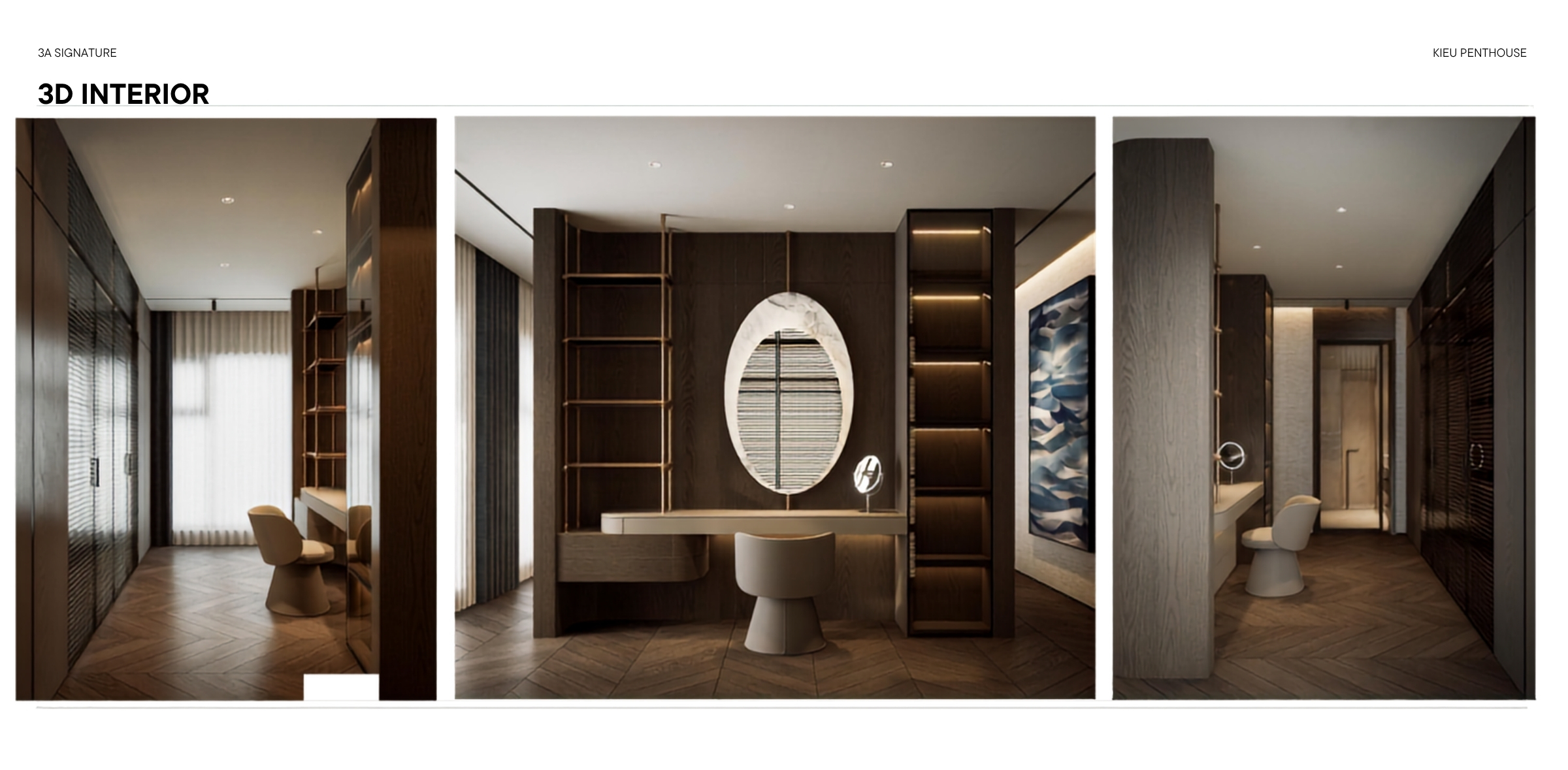 Thiết Kế Nội Thất Căn Hộ Biệt Thự Cao Cấp Legacy Penthouse Quận 5 - TPHCM thiet ke phoi canh noi that phong ngu ban trang diem LEGACY PENTHOUSE