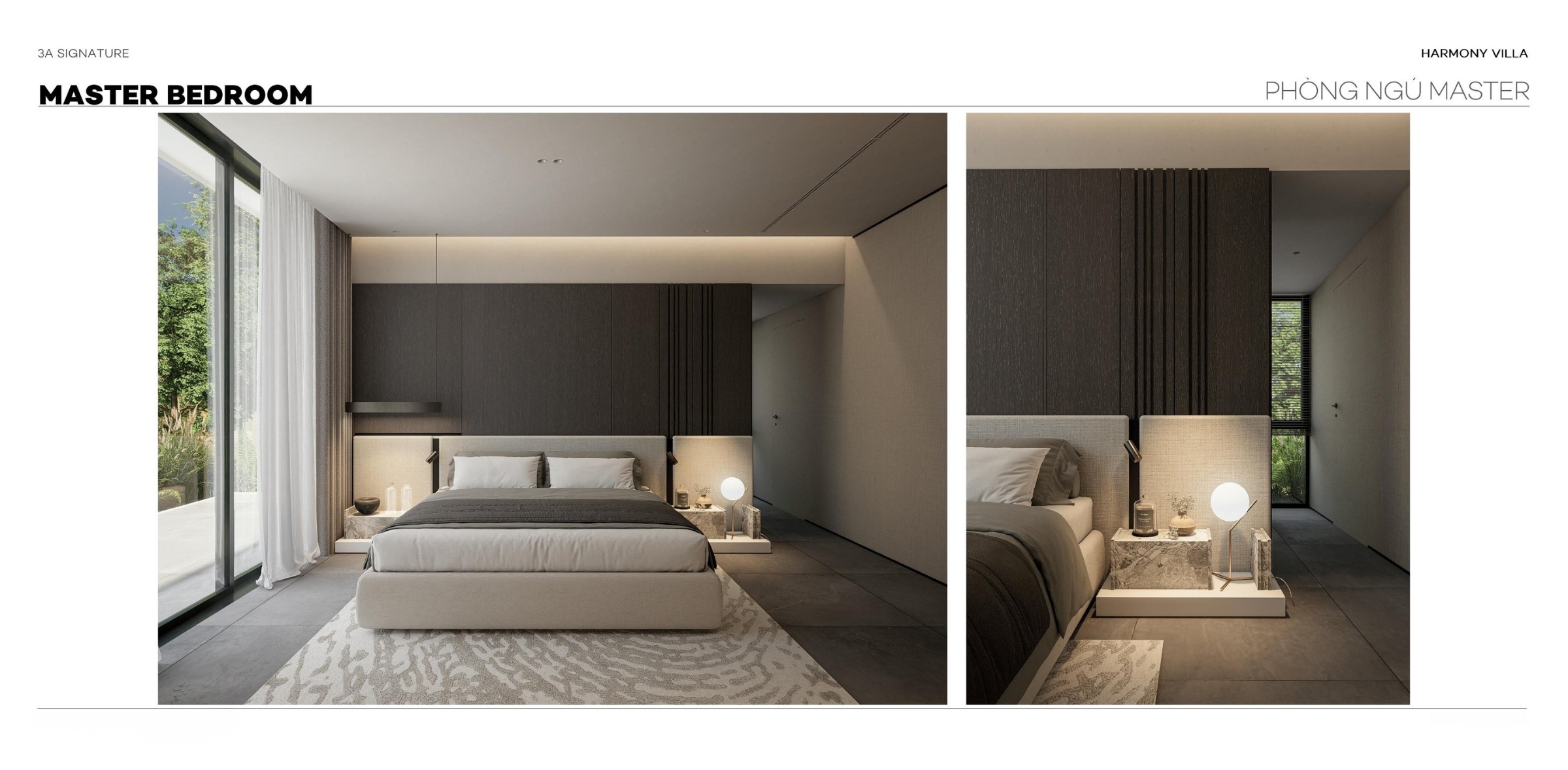 thiet ke phong ngu master harmony villa