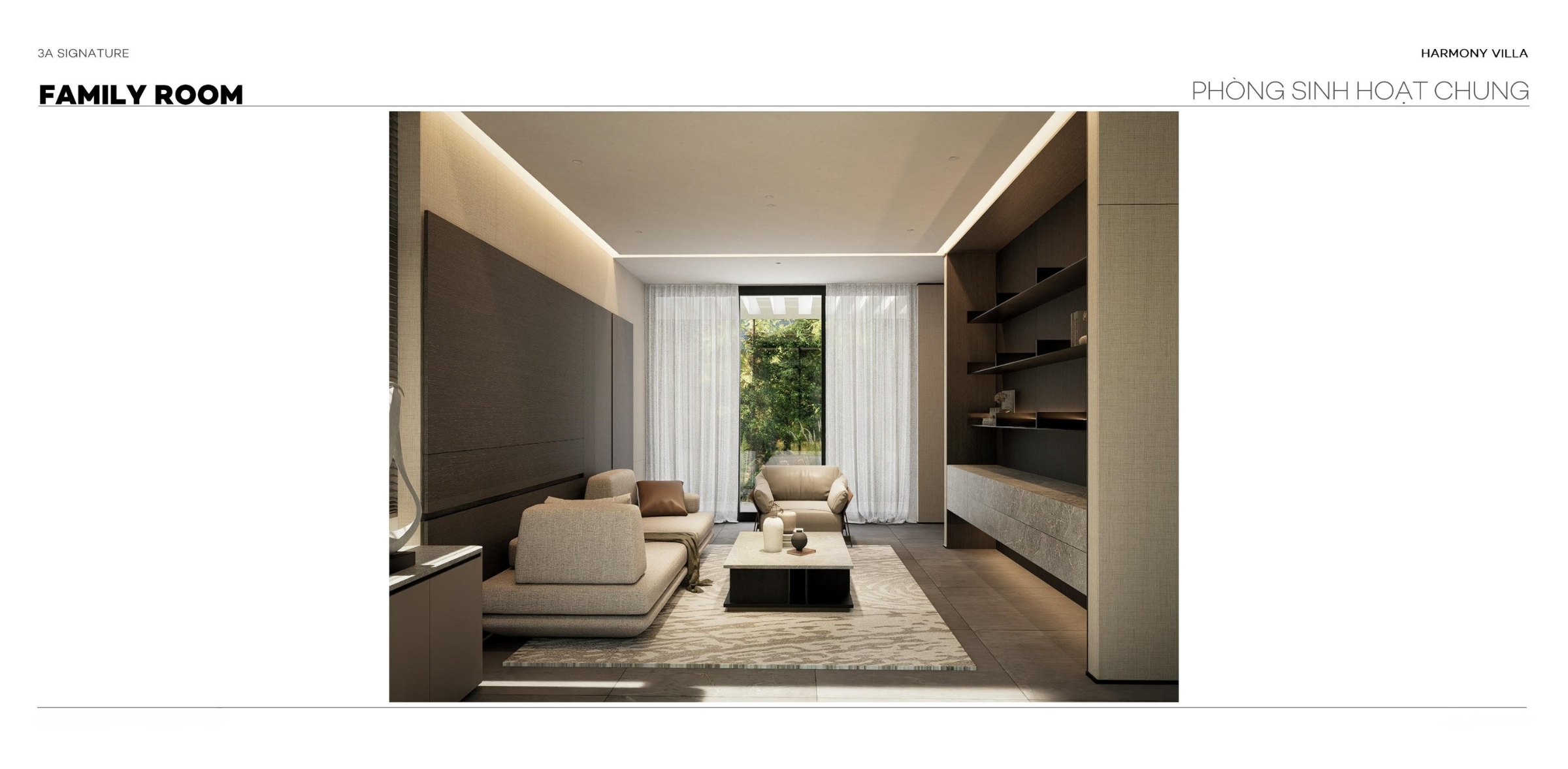 thiet ke phong sinh hoat chung harmony villa