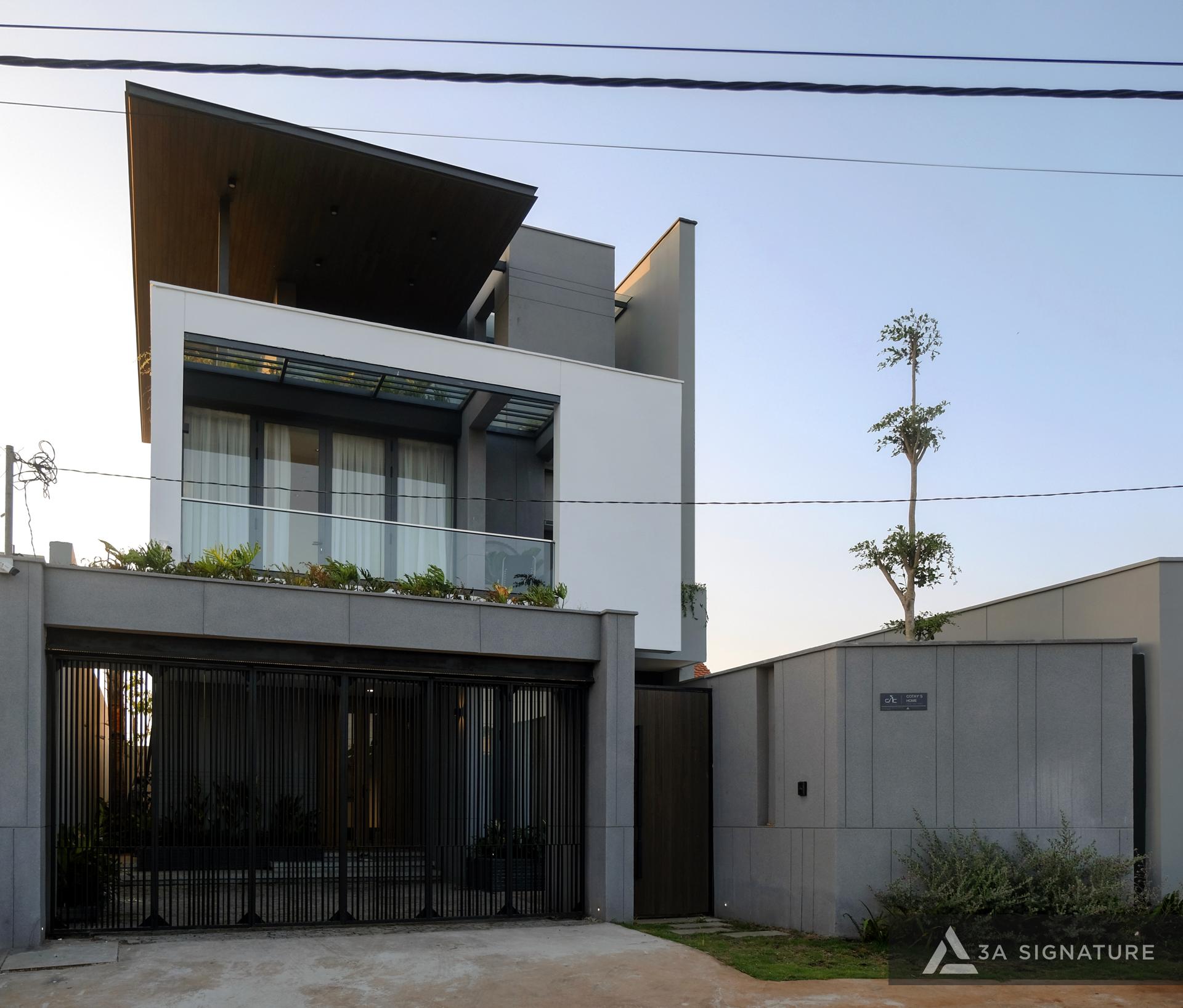 Thiet ke thi cong biet thu pho H-Villa Phu My Vung Tau - Tropical Modern