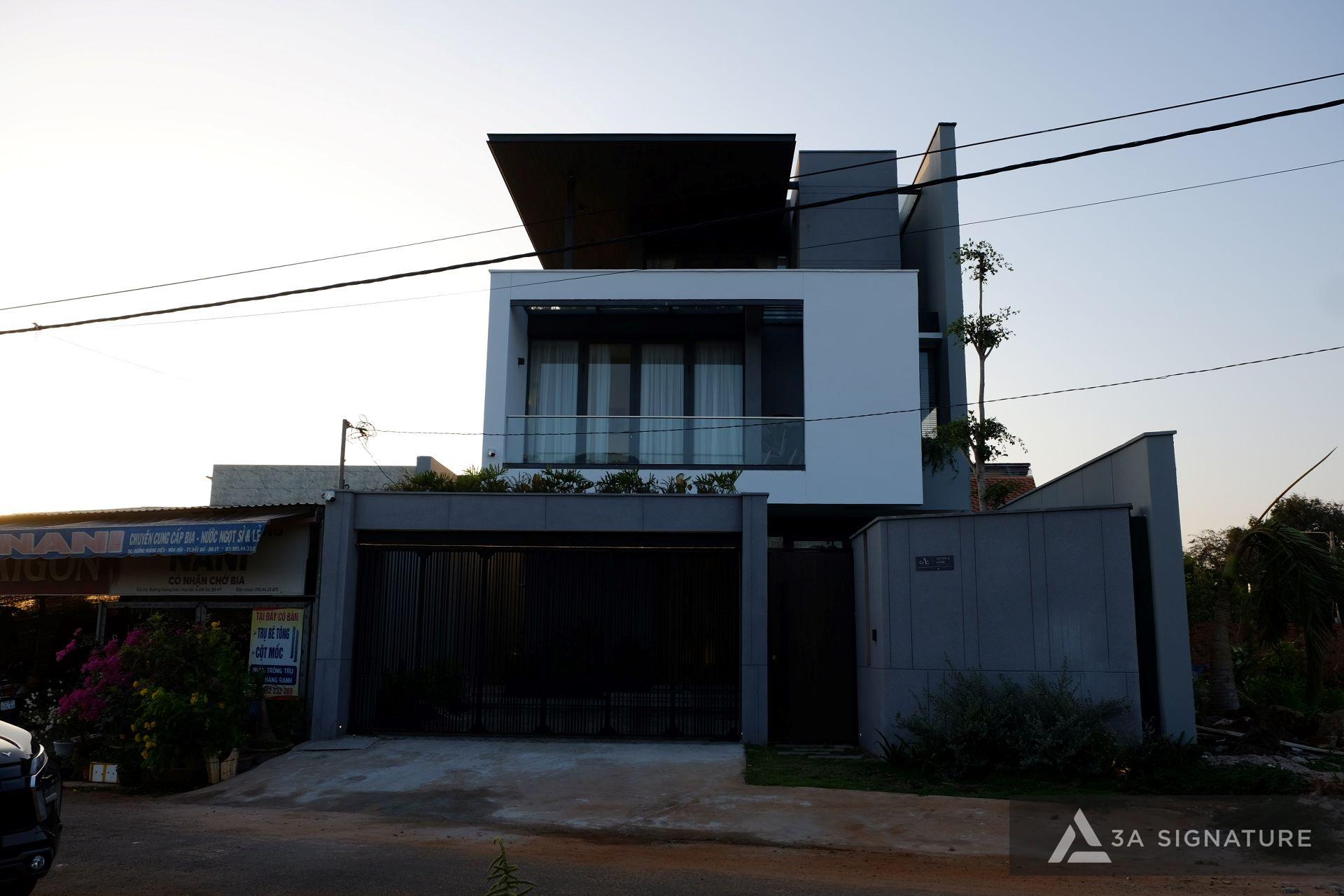 Thiet ke thi cong biet thu pho H-Villa Phu My Vung Tau - Tropical Modern