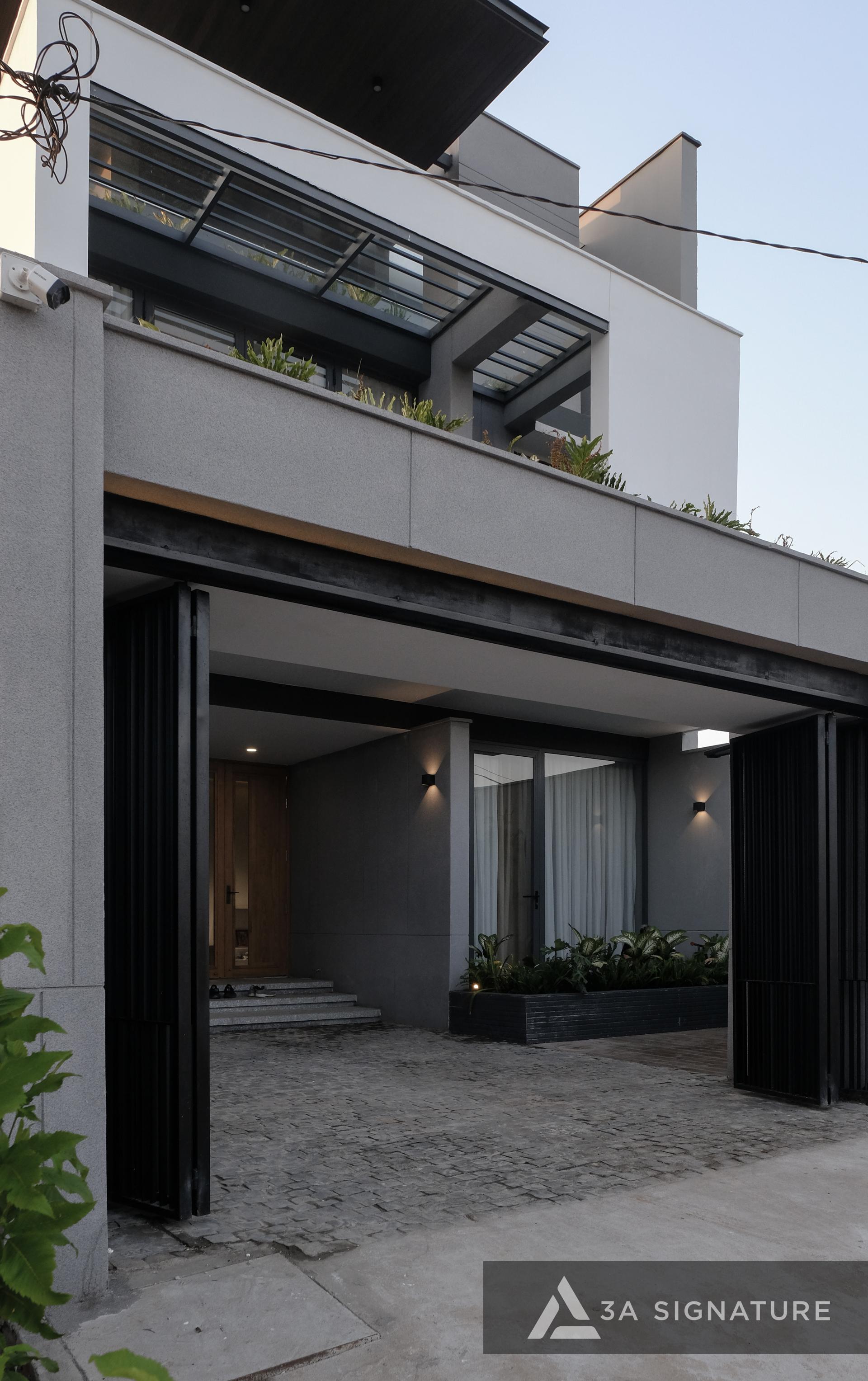 Thiet ke thi cong biet thu pho H-Villa Phu My Vung Tau - Tropical Modern