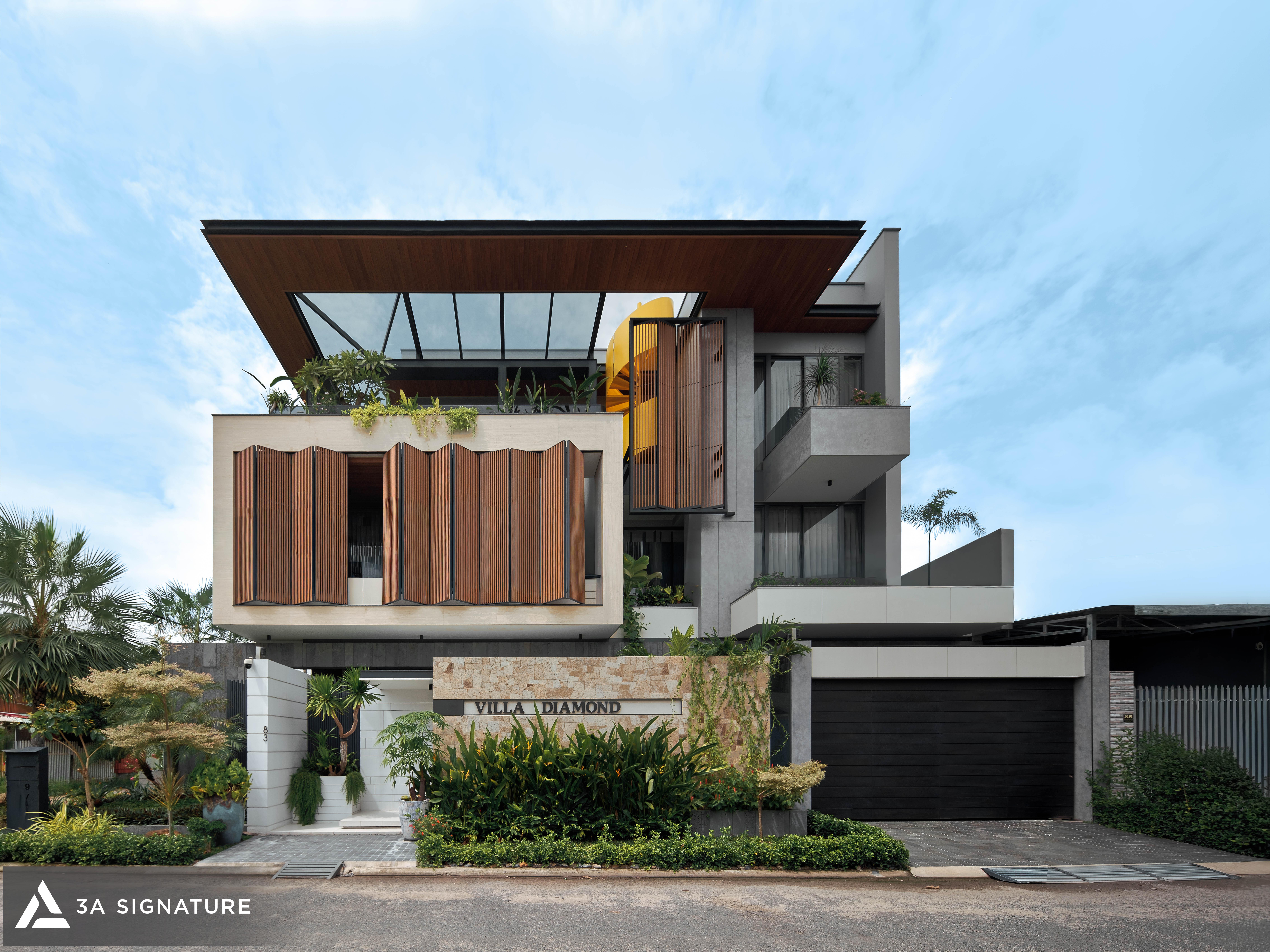 Thiết Kế Thi Công Biệt Thự Cao Cấp Trọn Gói Tại 3A Signature thiet ke thi cong biet thu kien truc DIAMOND VILLA 1